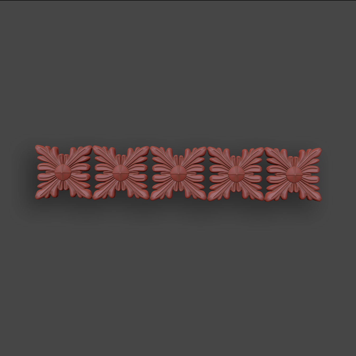 5 Borders Ornamental Pack 7 3D model_13
