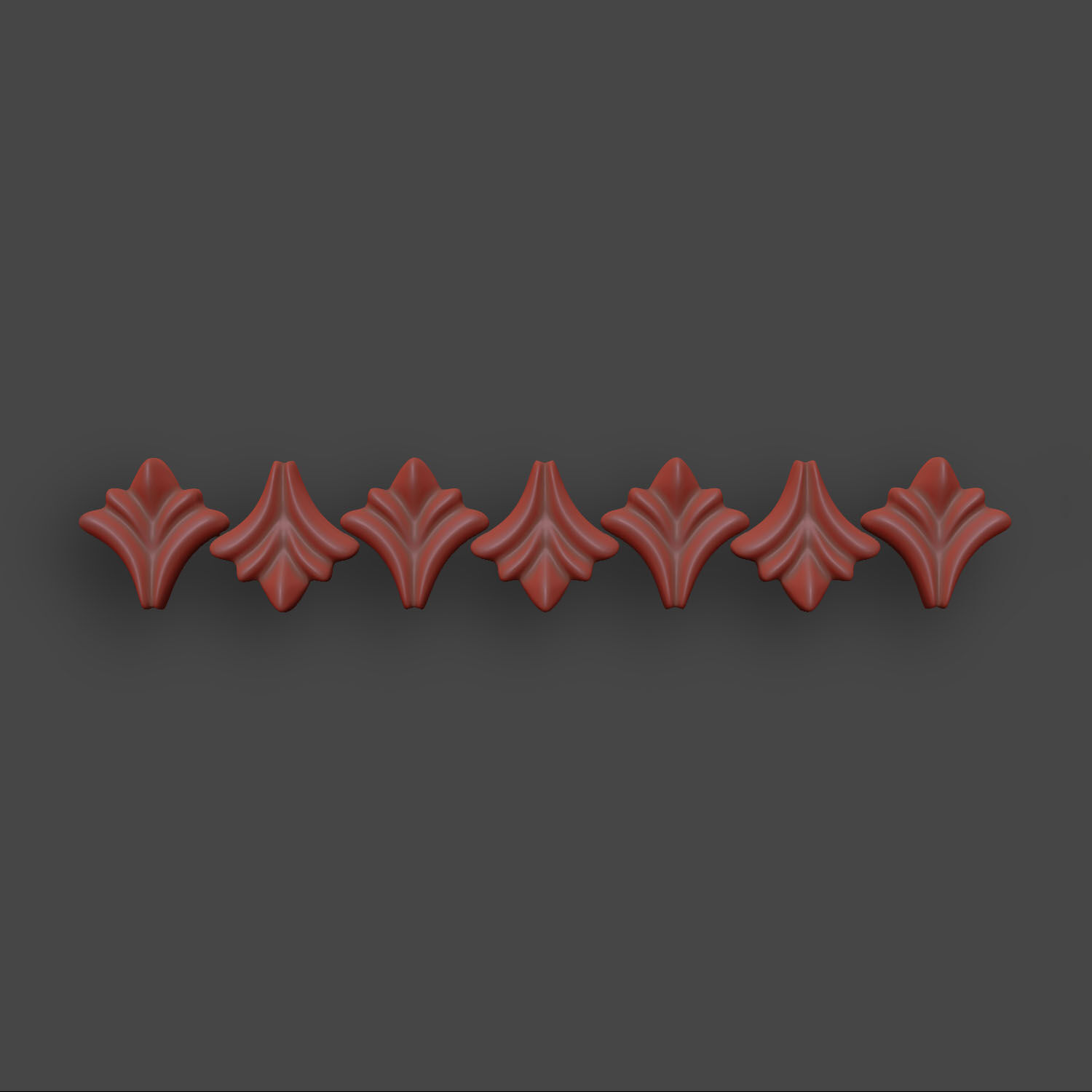 5 Borders Ornamental Pack 7 3D model_17