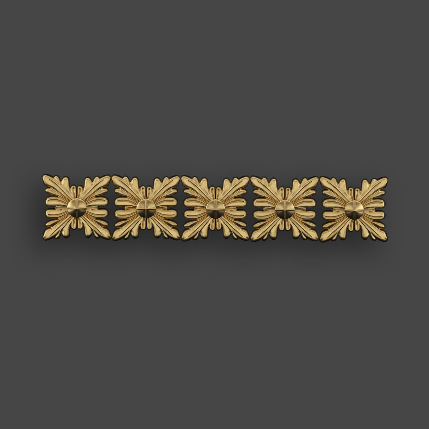 5 Borders Ornamental Pack 7 3D model_1
