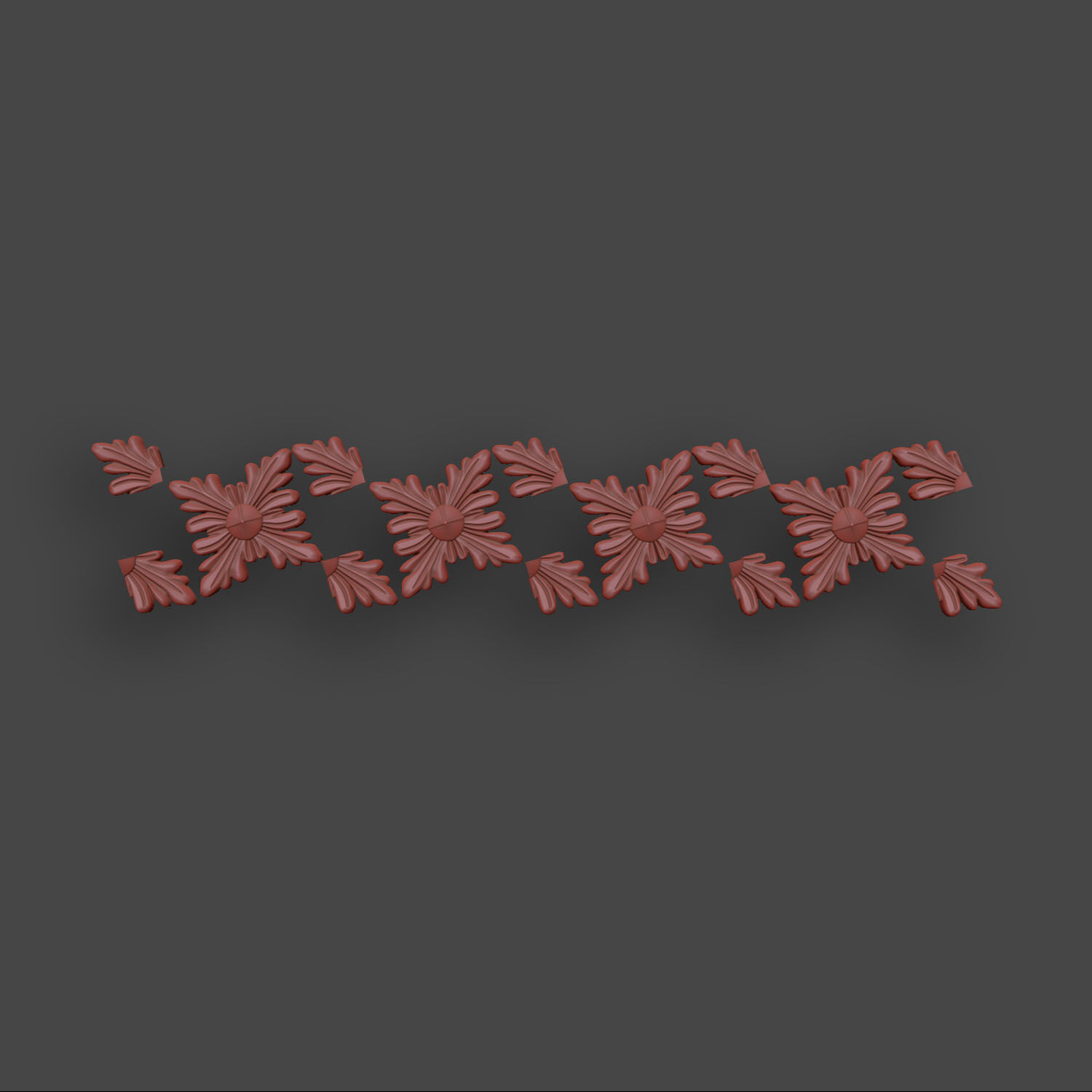 5 Borders Ornamental Pack 7 3D model_16