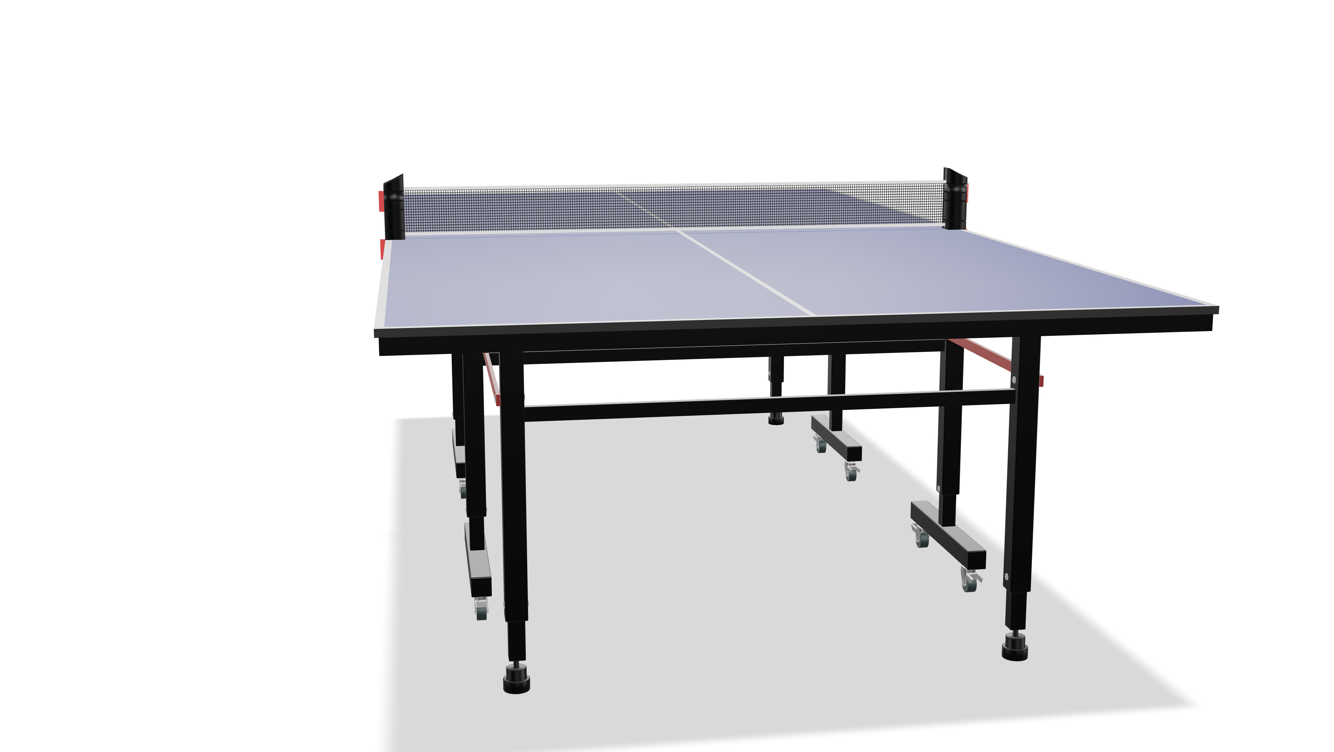 Ping Pong Table  Low-poly 3D model_4