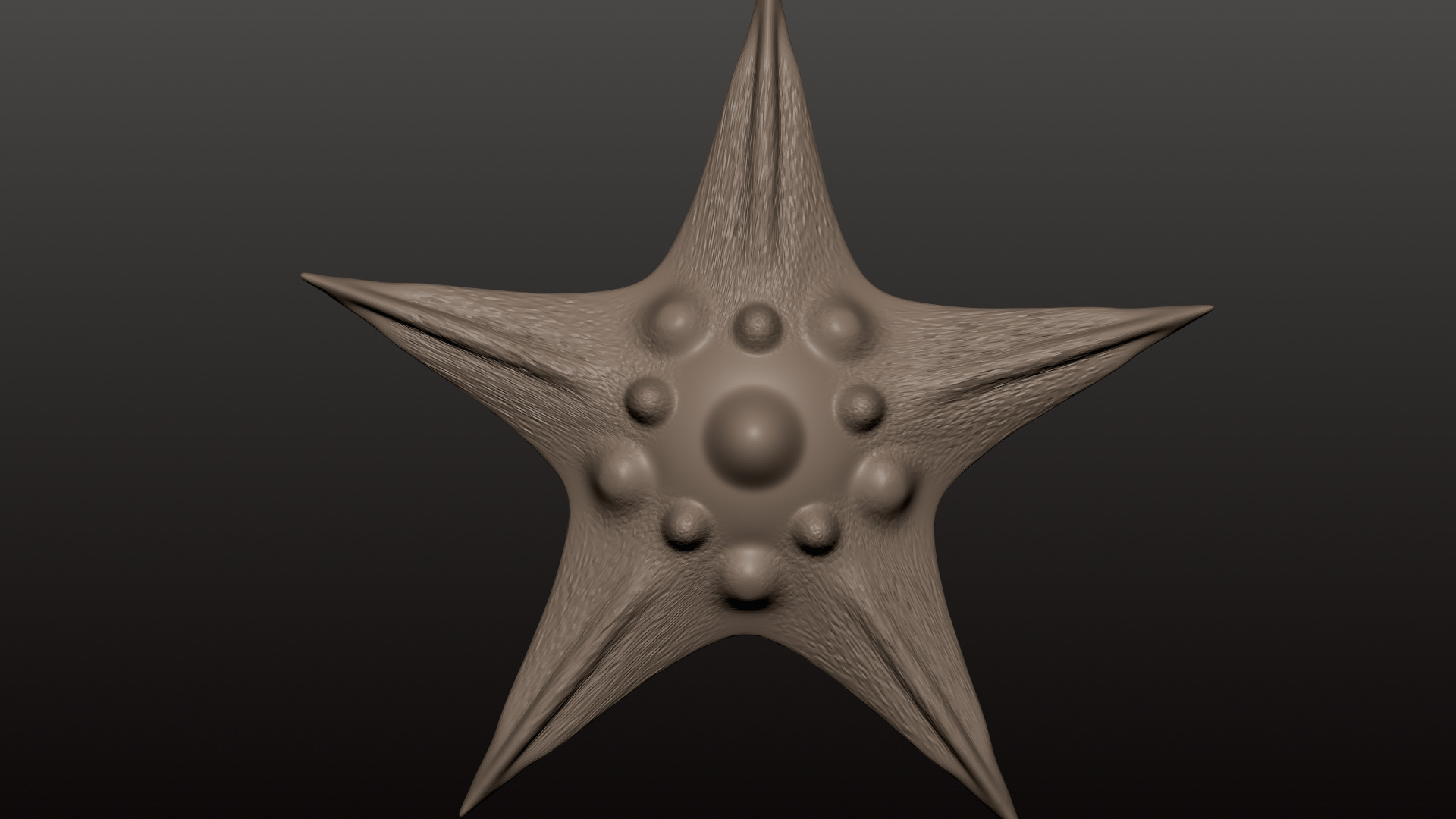 Star fish 01 Free 3D print model_1