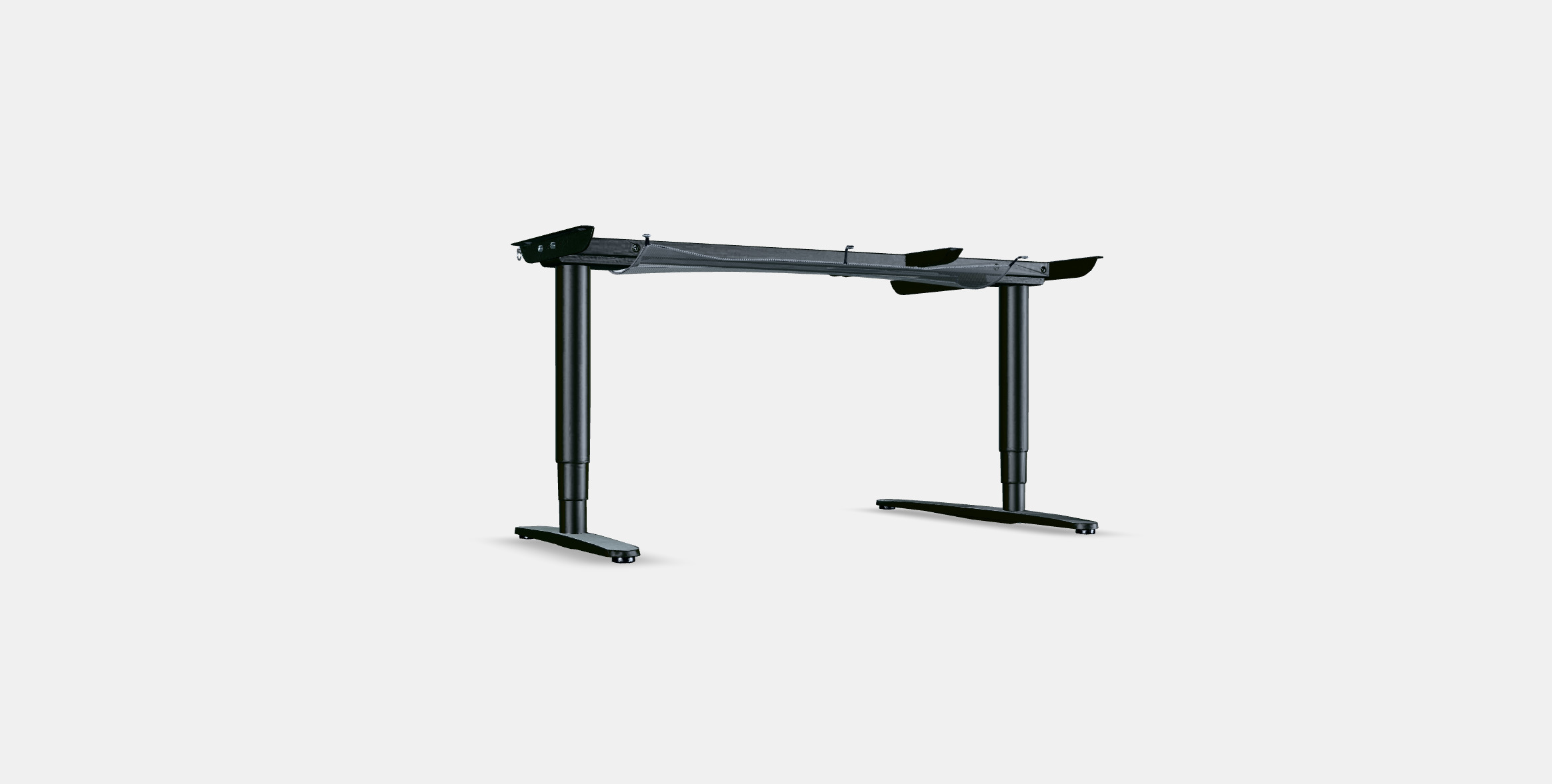 BEKANT Gest f corner desk sit-stand el 3D model_16