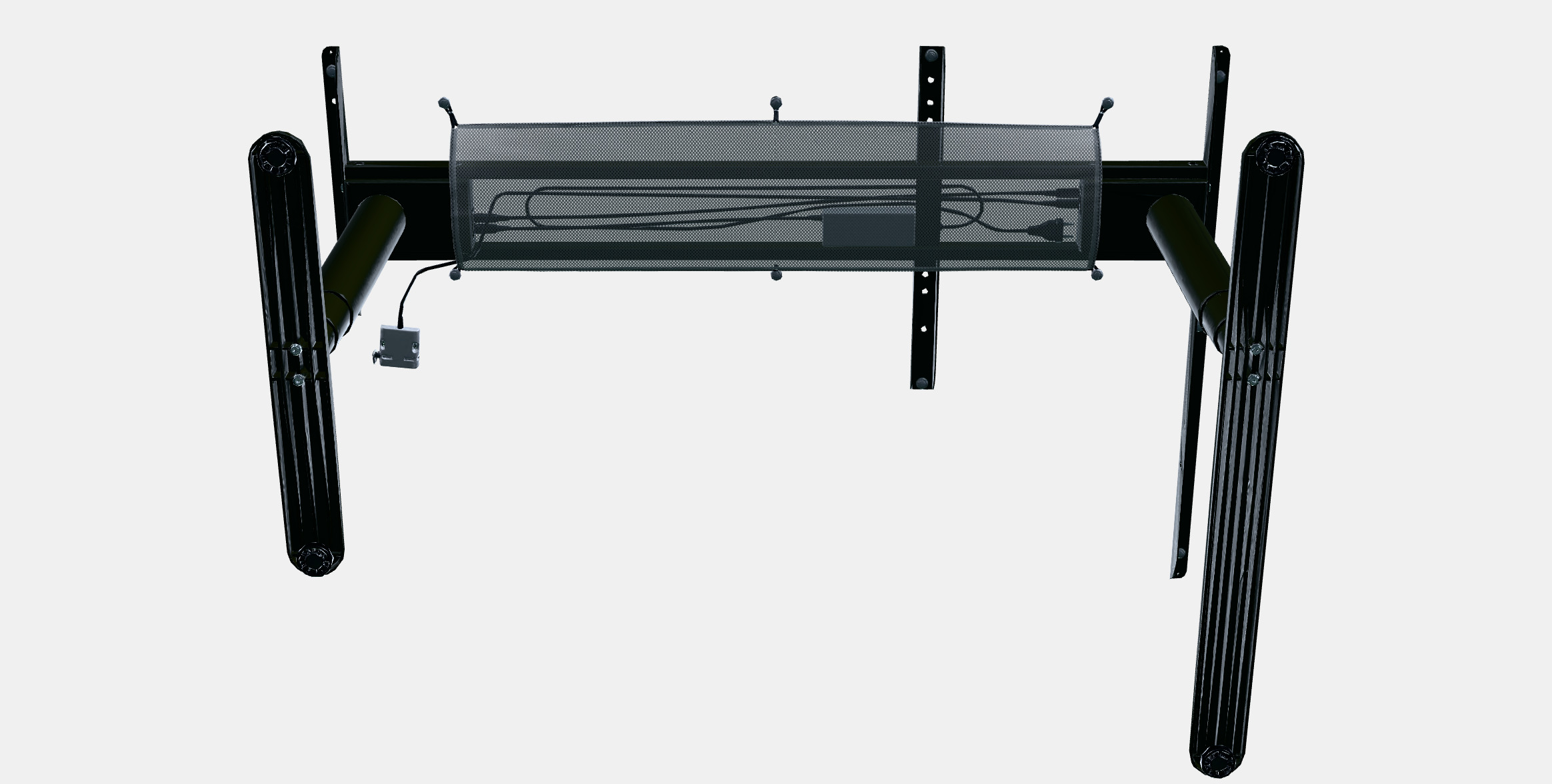 BEKANT Gest f corner desk sit-stand el 3D model_12