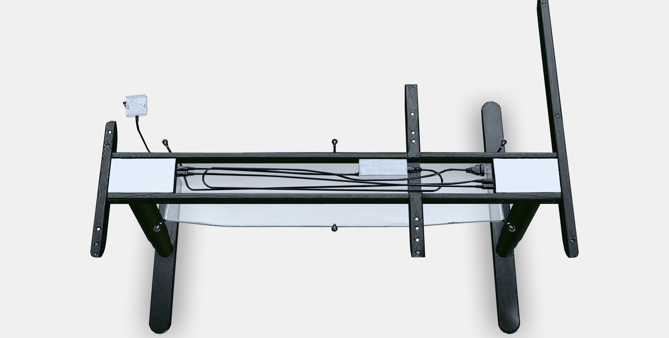 BEKANT Gest f corner desk sit-stand el 3D model_3