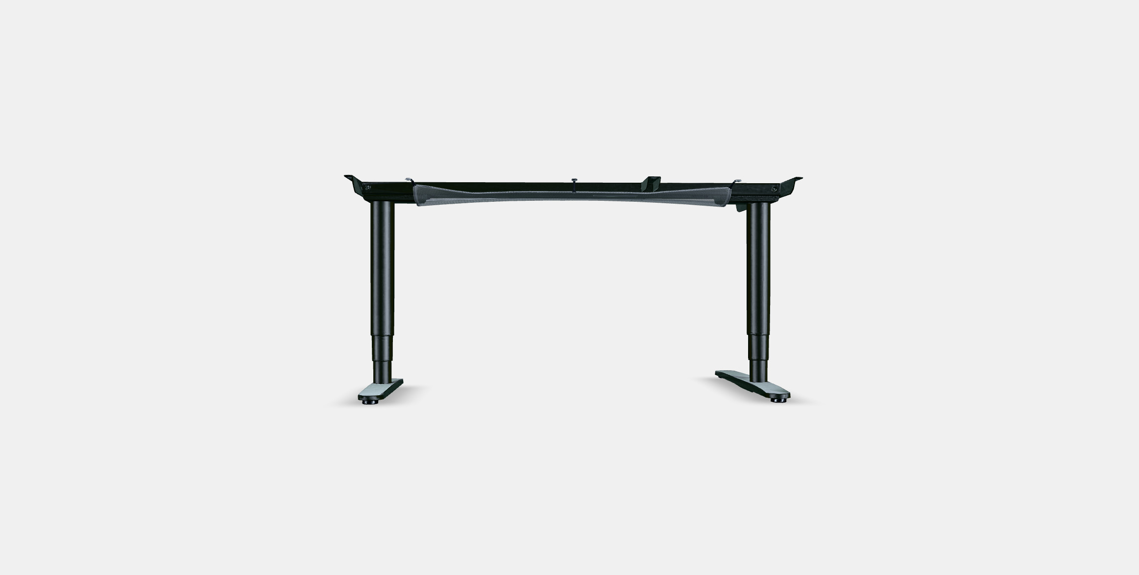 BEKANT Gest f corner desk sit-stand el 3D model_14