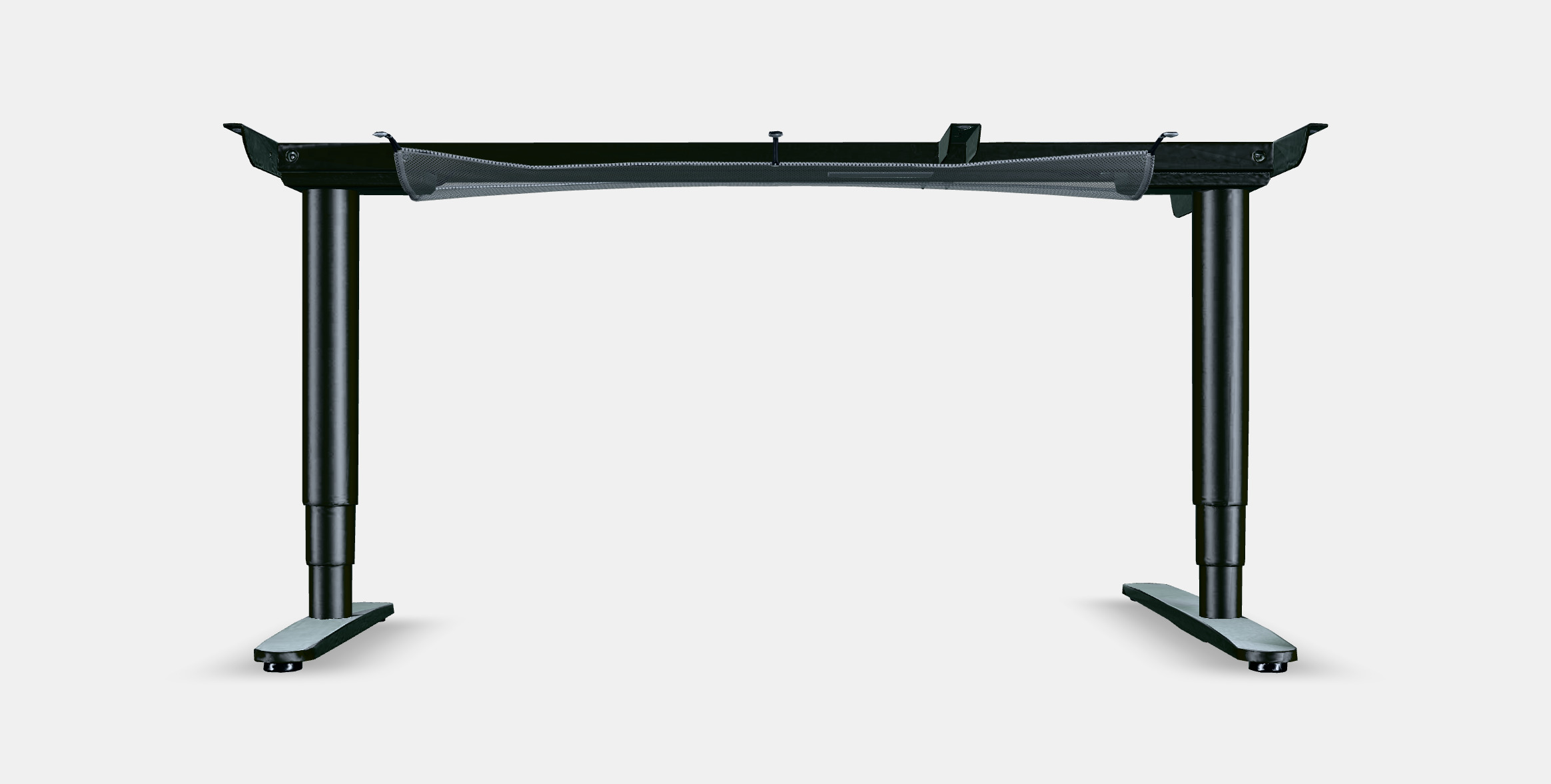 BEKANT Gest f corner desk sit-stand el 3D model_15