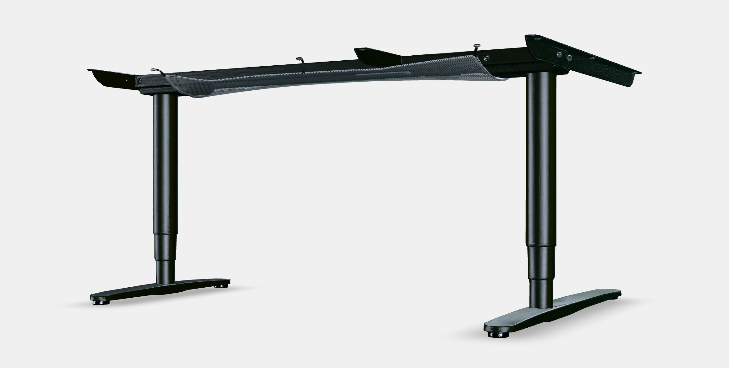 BEKANT Gest f corner desk sit-stand el 3D model_6