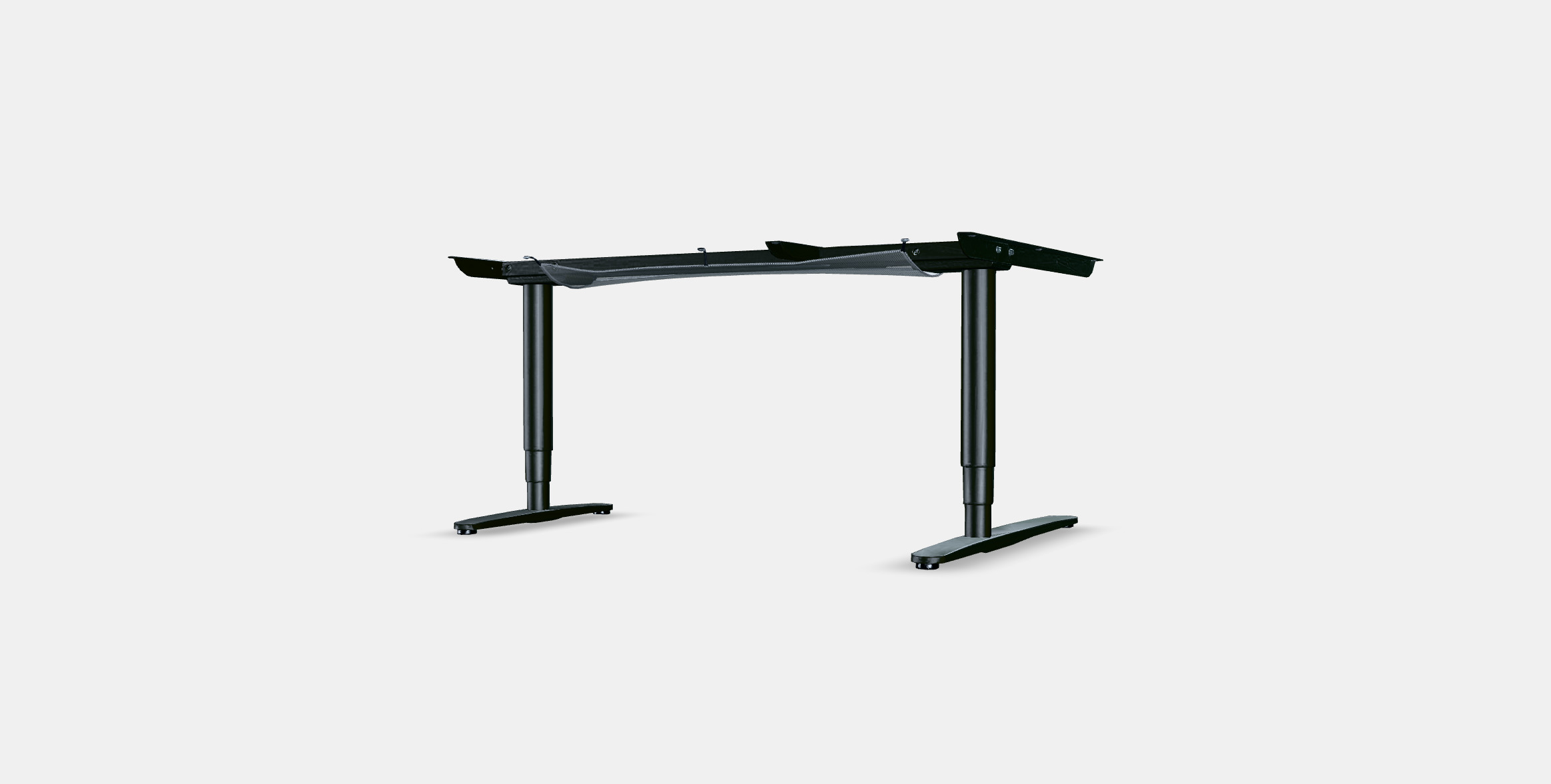 BEKANT Gest f corner desk sit-stand el 3D model_4