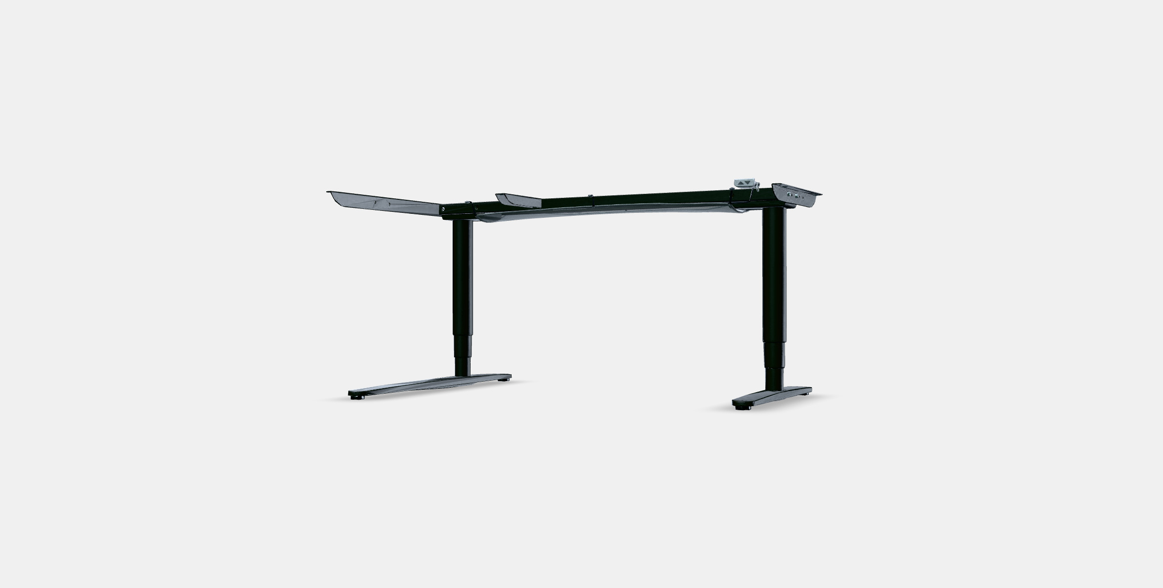 BEKANT Gest f corner desk sit-stand el 3D model_11
