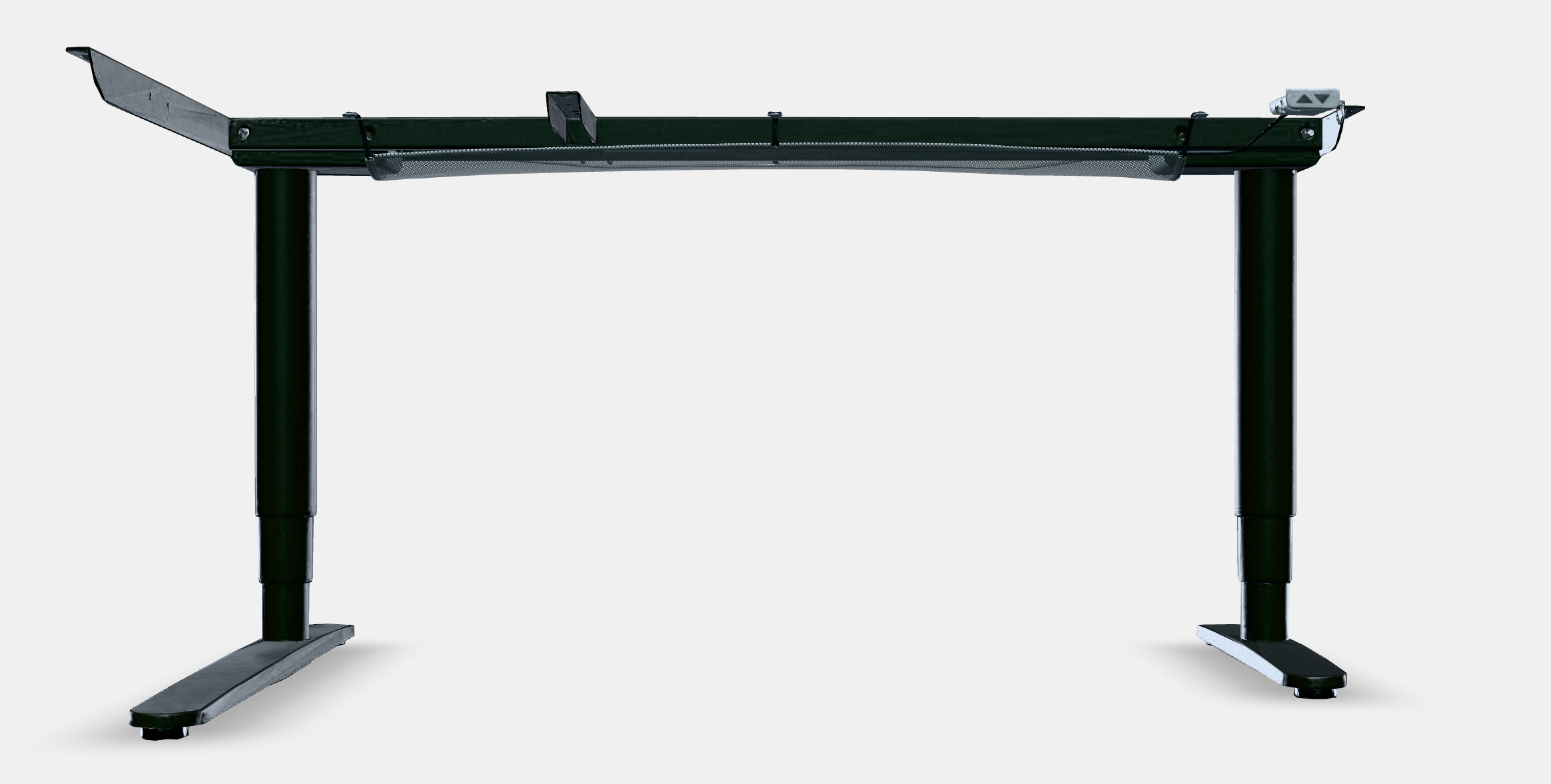 BEKANT Gest f corner desk sit-stand el 3D model_10