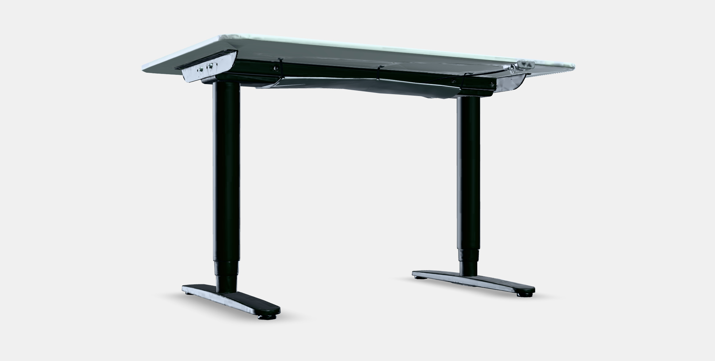 BEKANT desk sit-stand 8 Low-poly 3D model_9