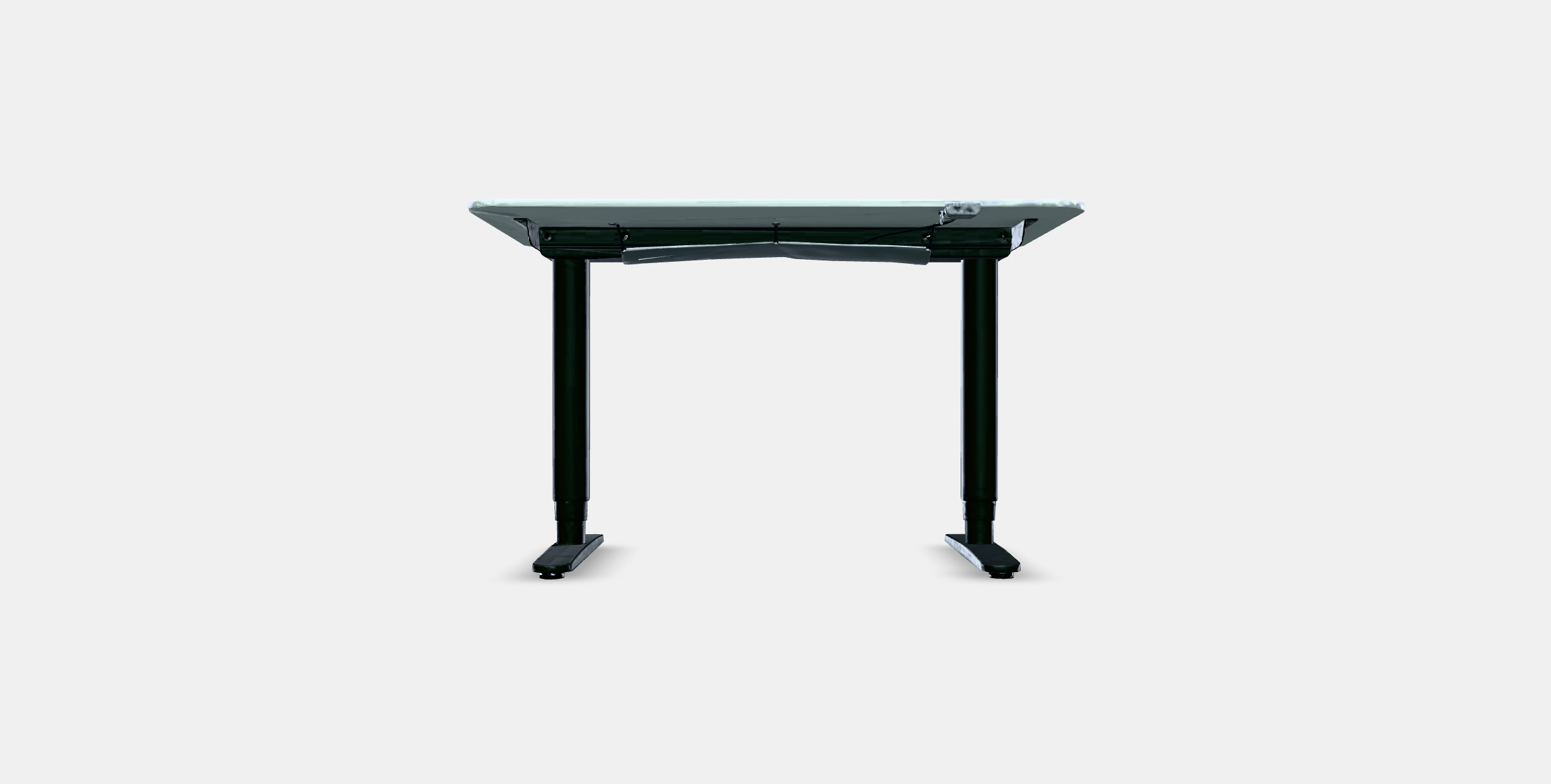 BEKANT desk sit-stand 8 Low-poly 3D model_10