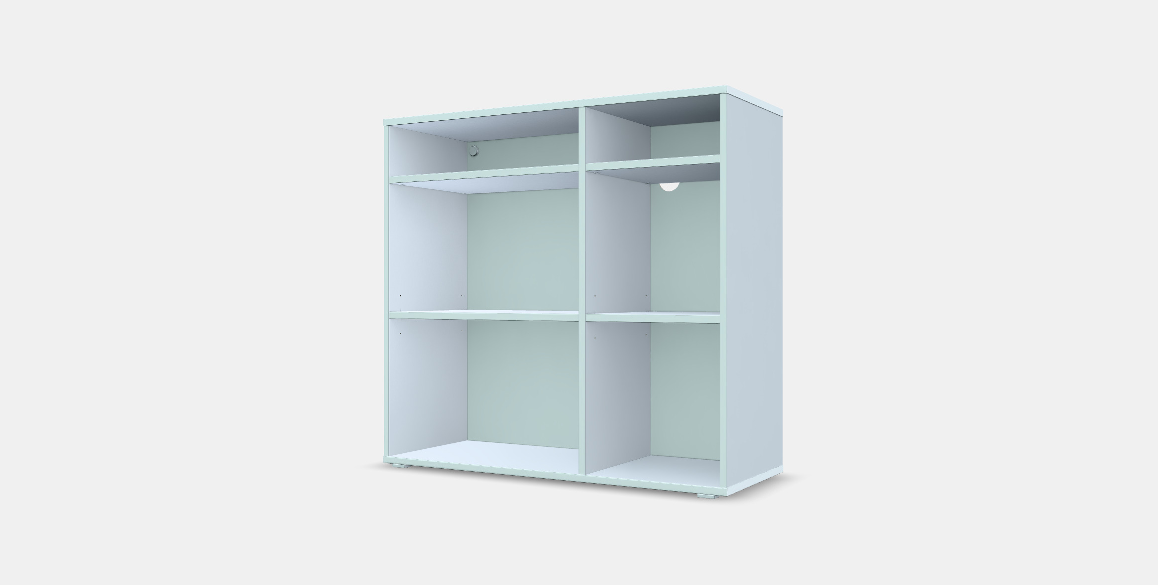 VIHALS shelf  4 shelves 3D model_14