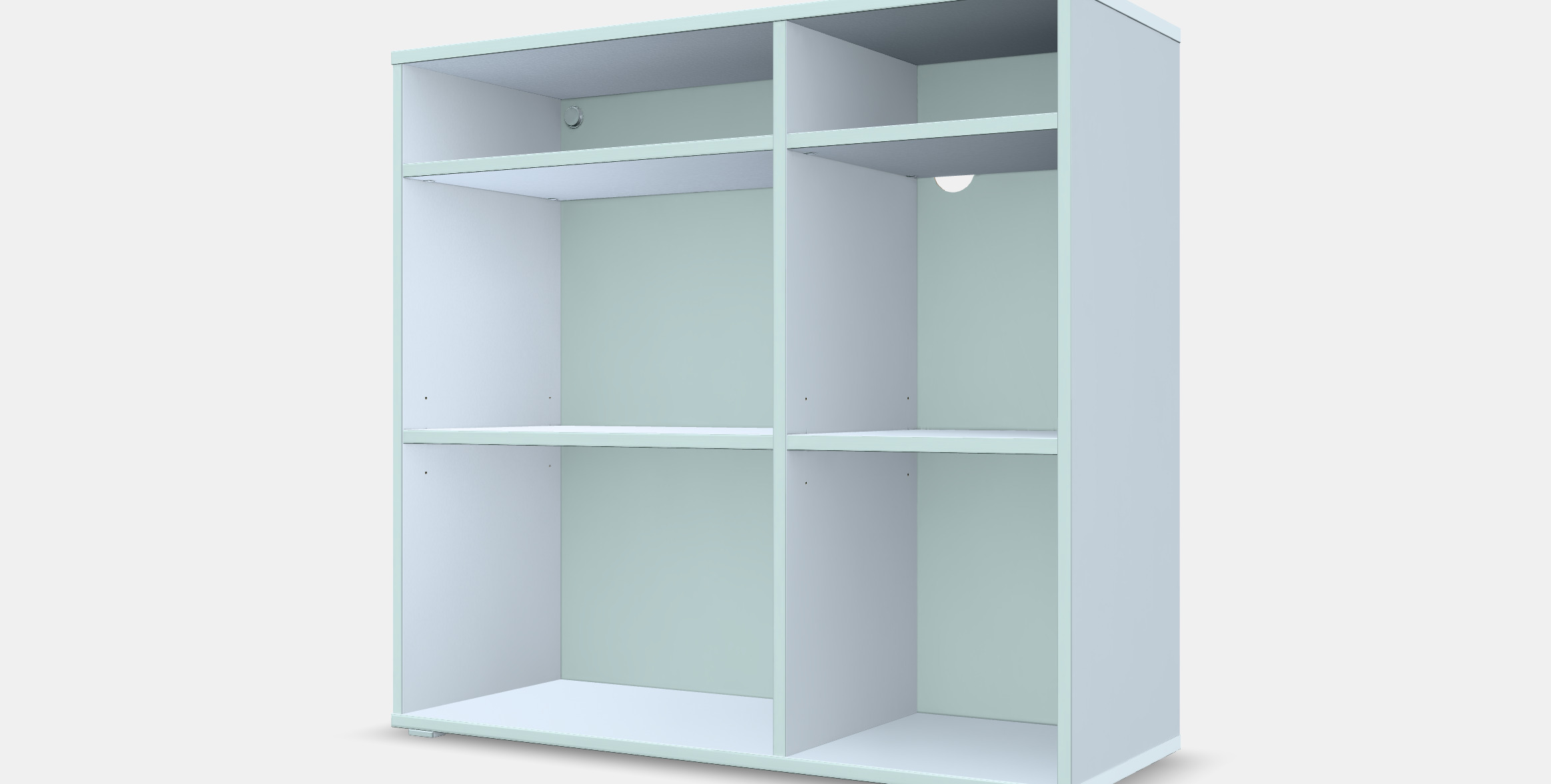 VIHALS shelf  4 shelves 3D model_12