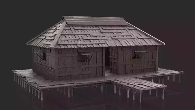 Fantasy Wooden House - Jungle Hut 2