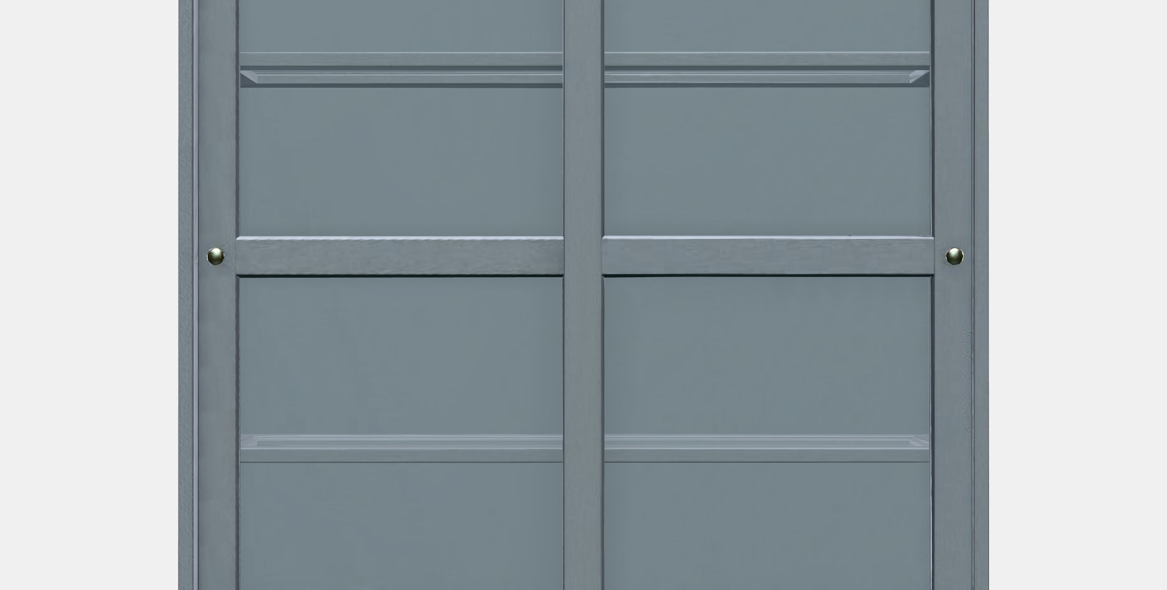 HAVSTA Glass-door cabinet with plinth 1 Low-poly 3D model_11