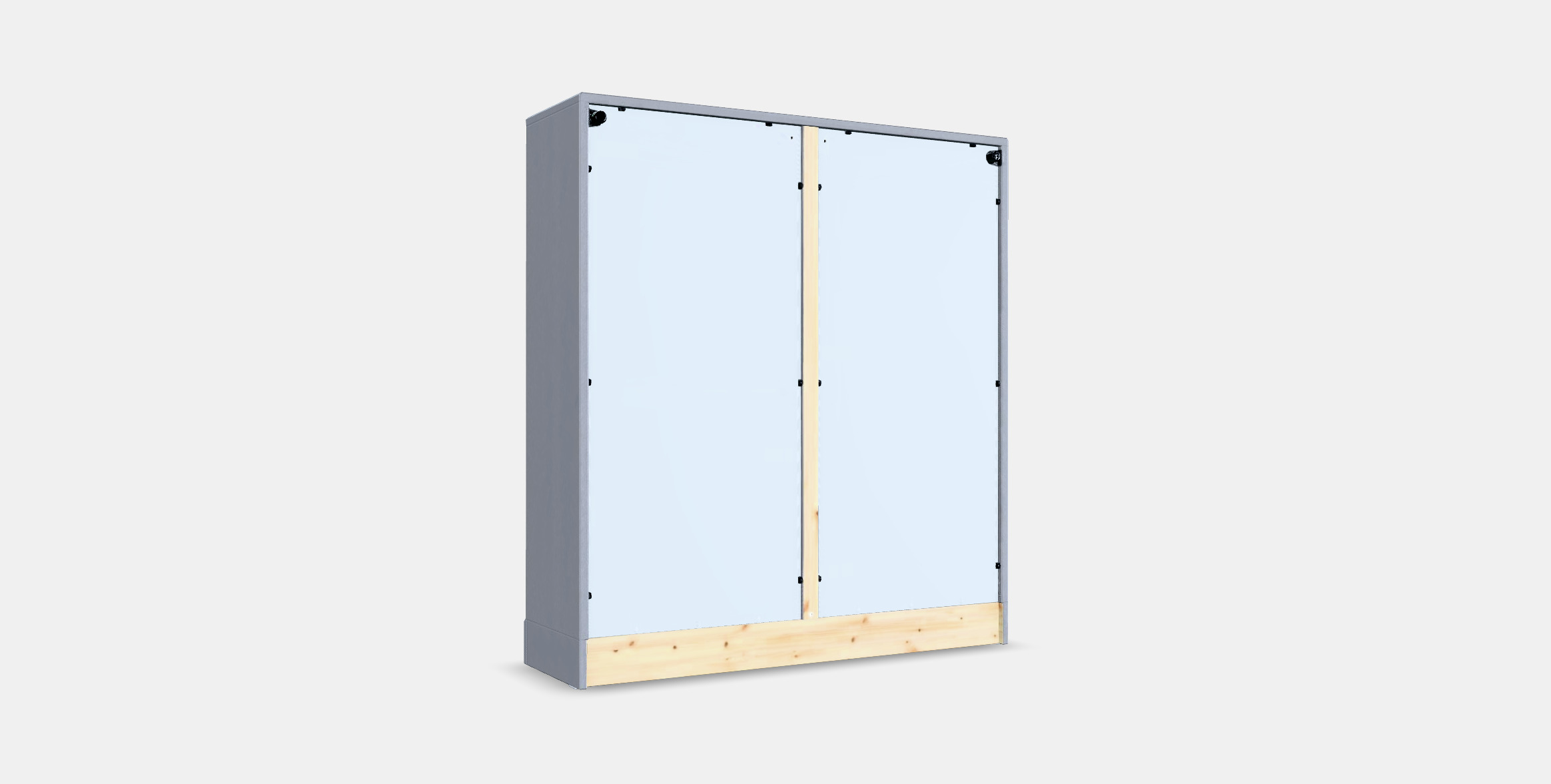 HAVSTA Glass-door cabinet with plinth 1 Low-poly 3D model_16