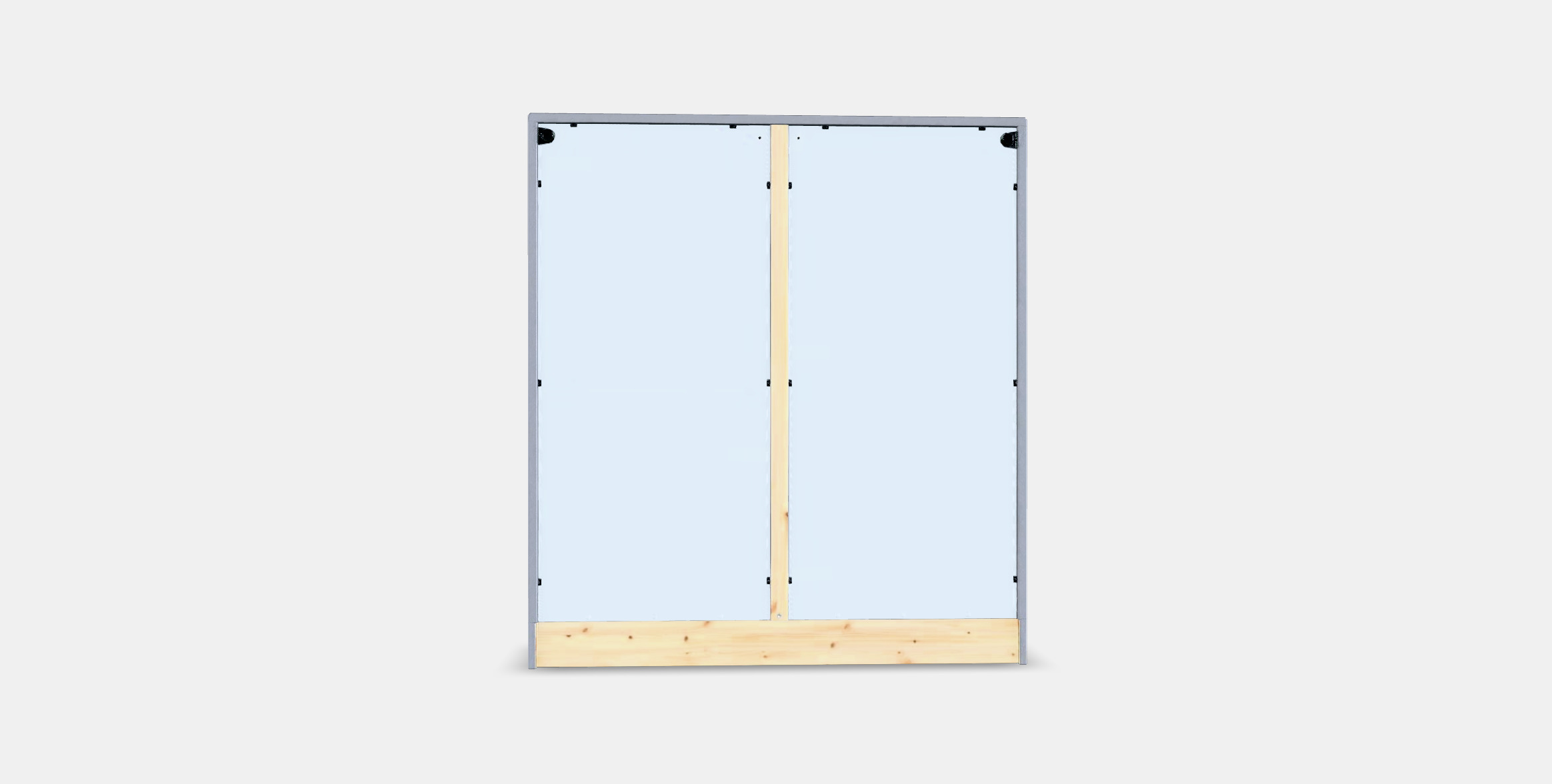 HAVSTA Glass-door cabinet with plinth 1 Low-poly 3D model_14