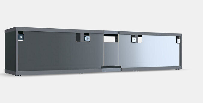 BESTA TV bench 13 3D model 2
