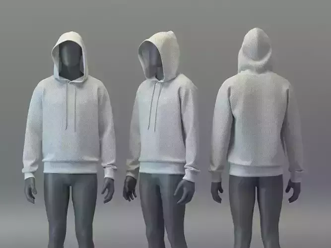 Hooded Crochet Sweater