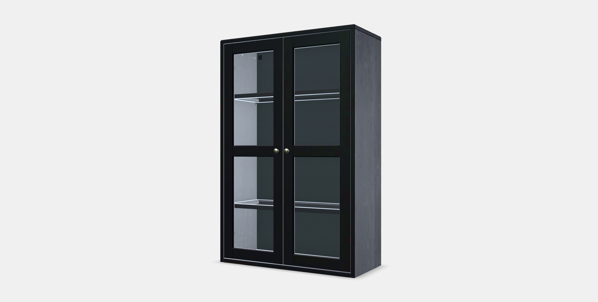 HAVSTA Glass-door cabinet 3 Low-poly 3D model_12