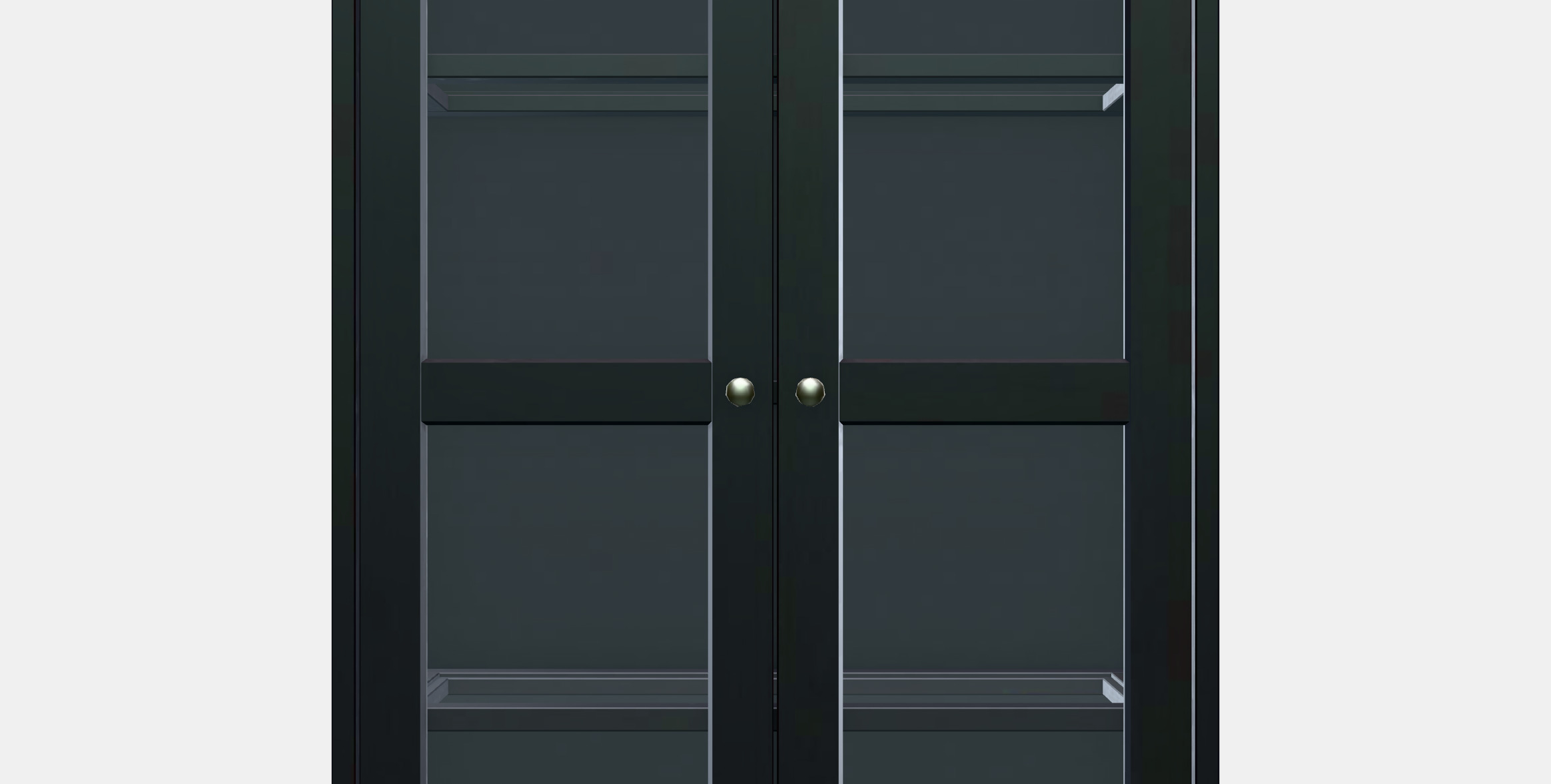 HAVSTA Glass-door cabinet 3 Low-poly 3D model_11