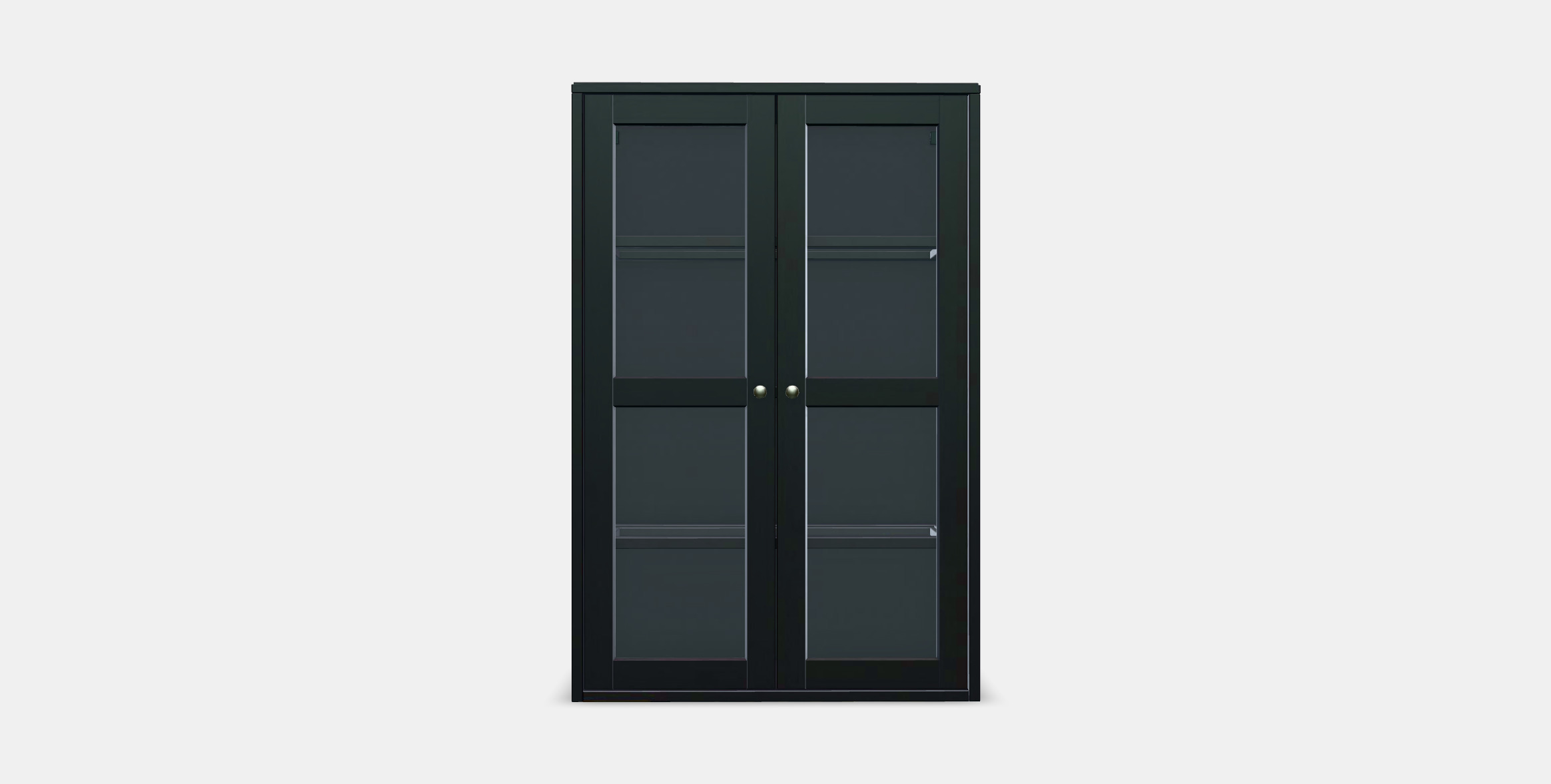 HAVSTA Glass-door cabinet 3 Low-poly 3D model_10