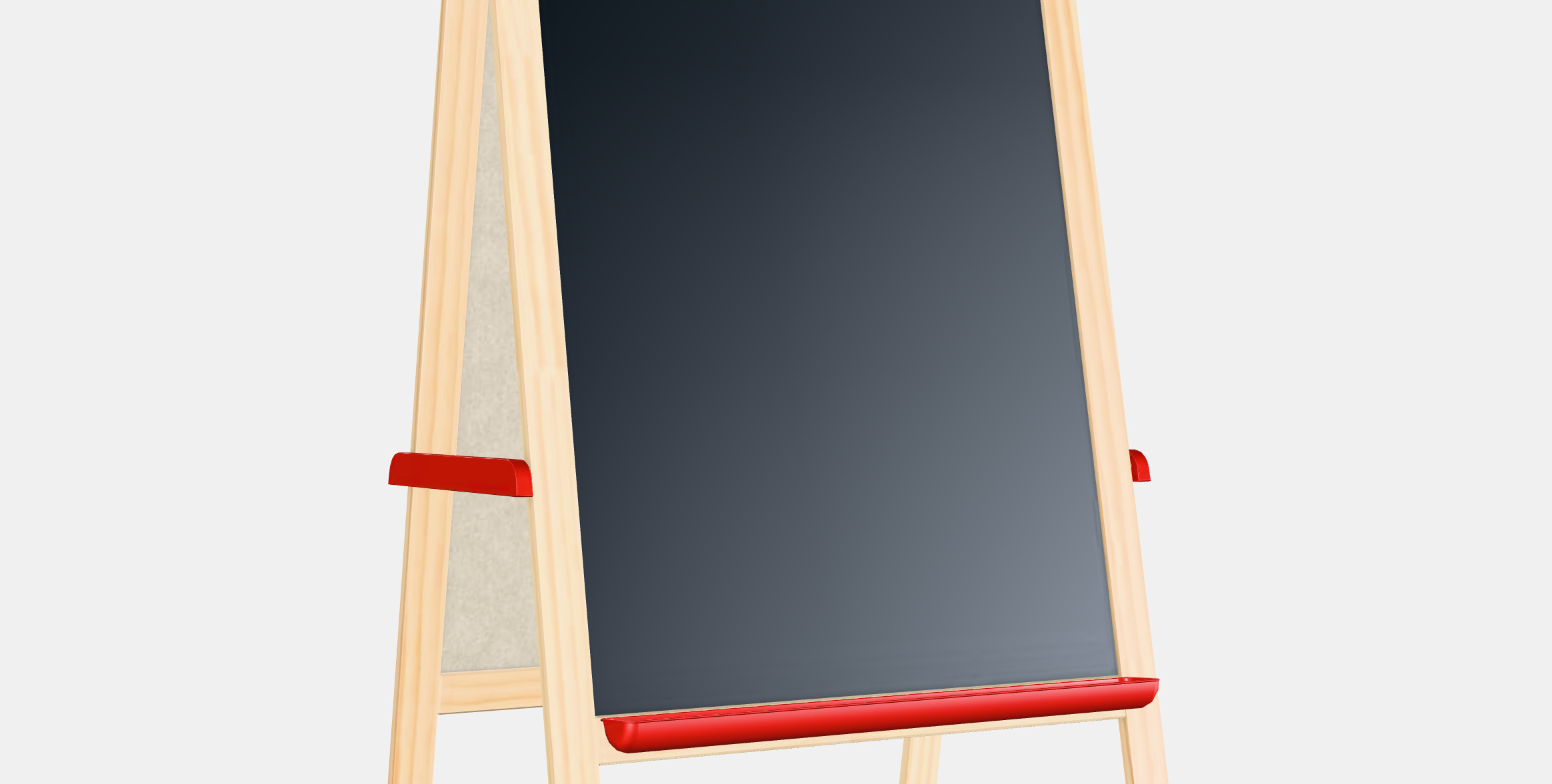 MALA Easel 1 Low-poly 3D model_2