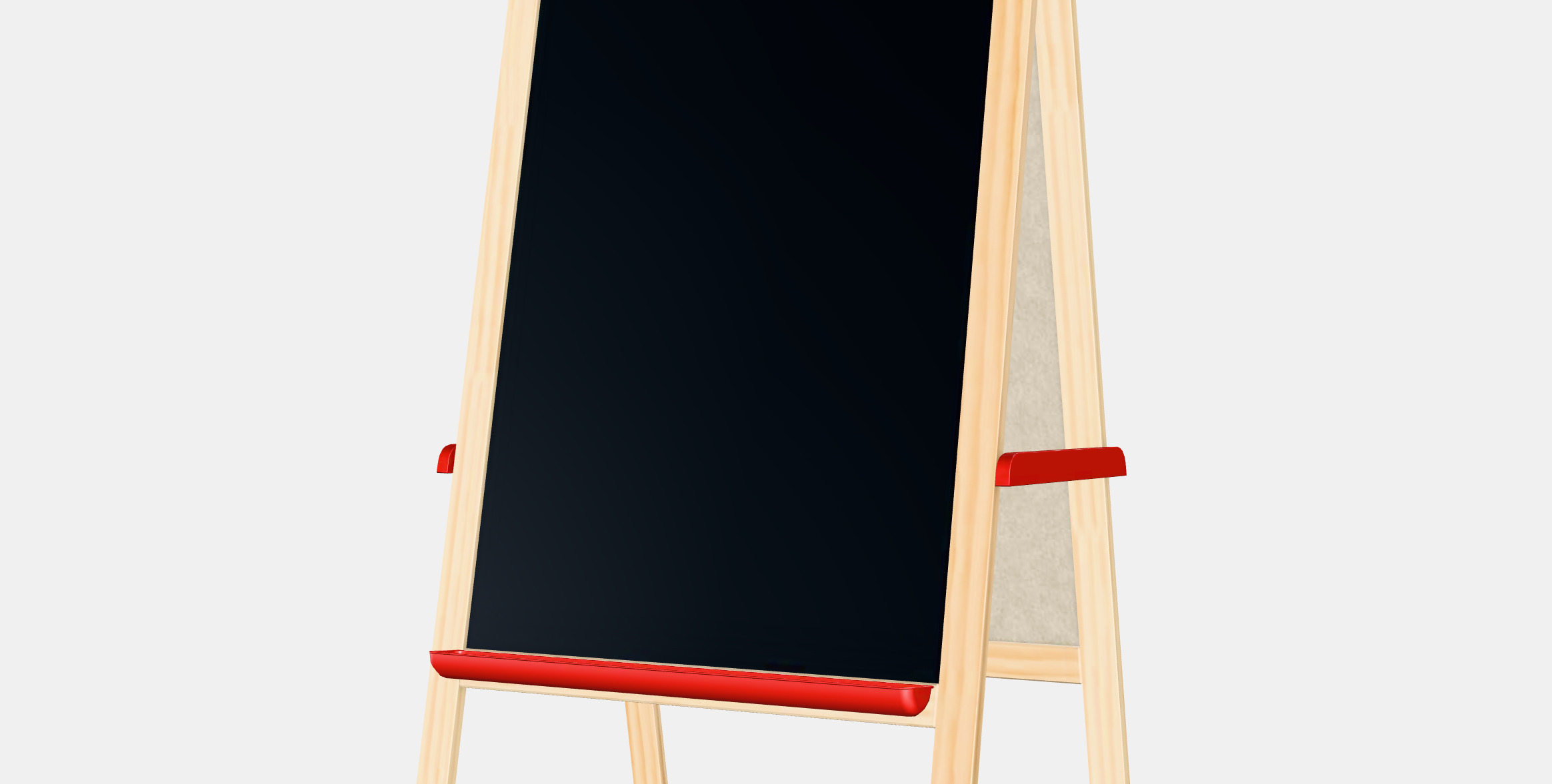 MALA Easel 1 Low-poly 3D model_6