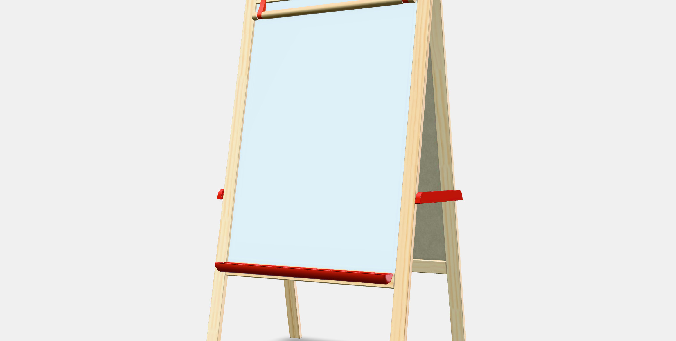 MALA Easel 1 Low-poly 3D model_13