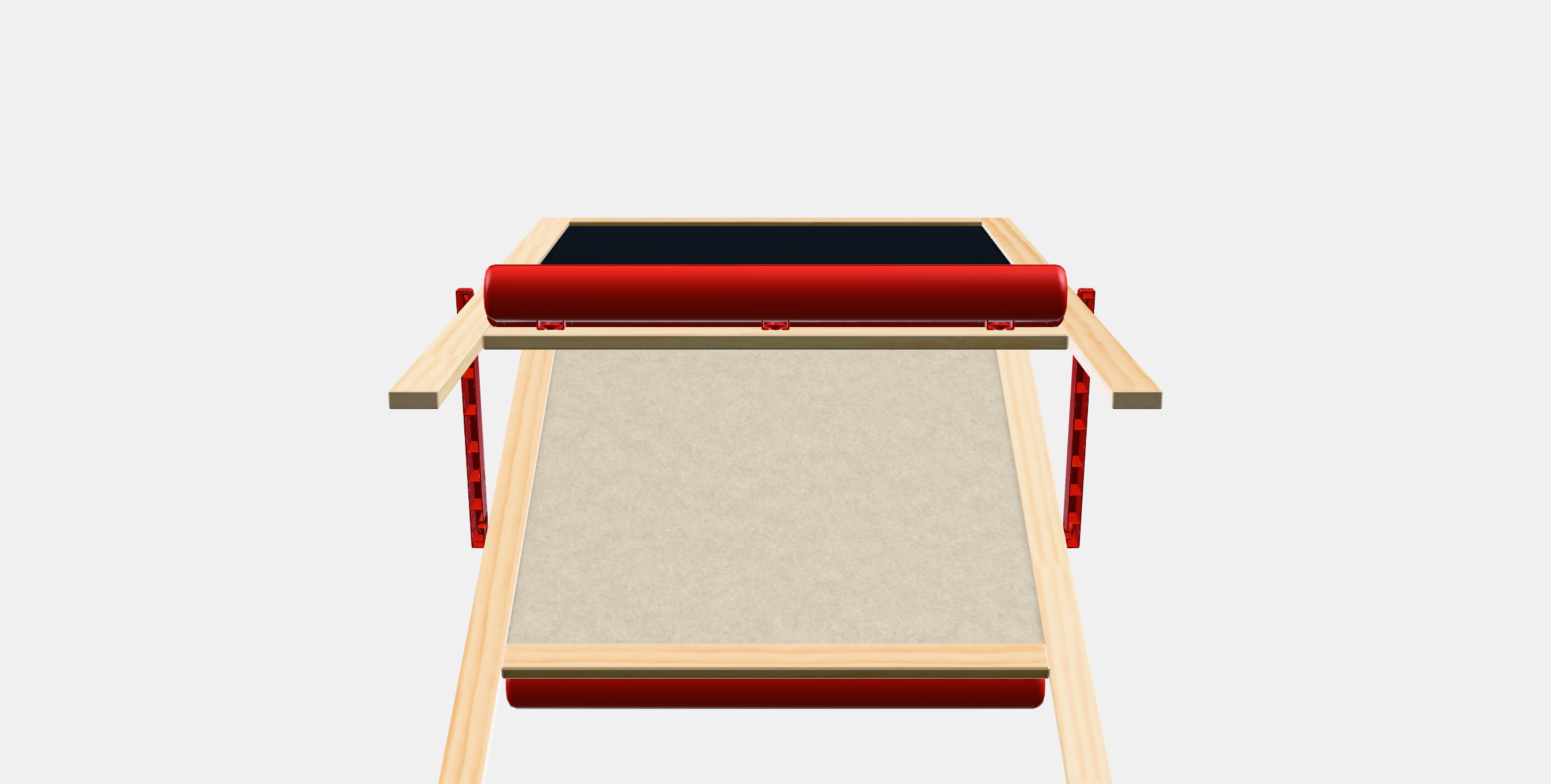 MALA Easel 1 Low-poly 3D model_8