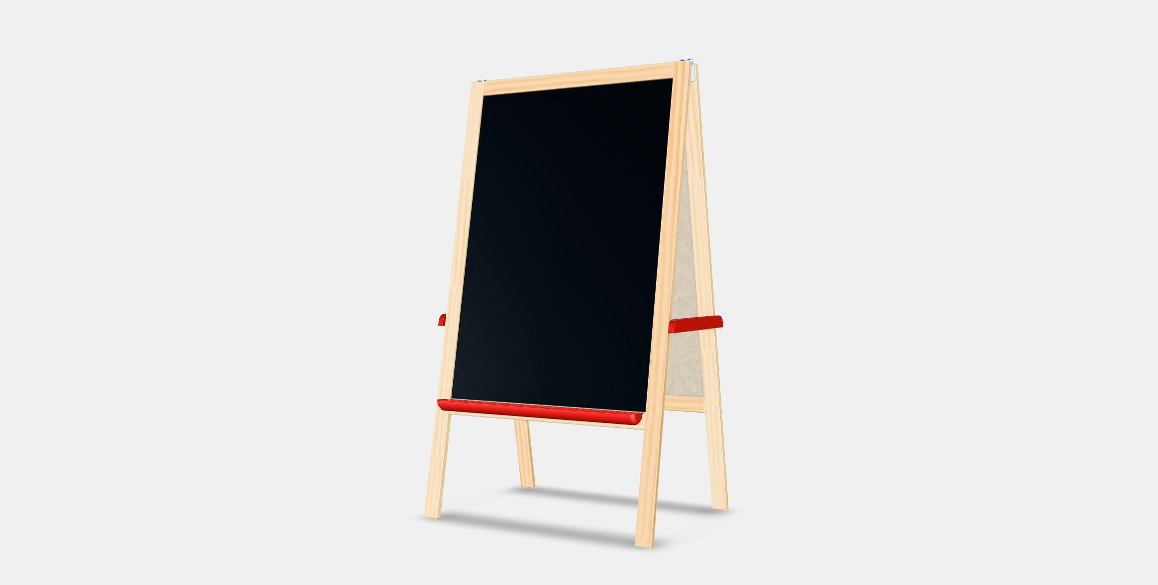 MALA Easel 1 Low-poly 3D model_5