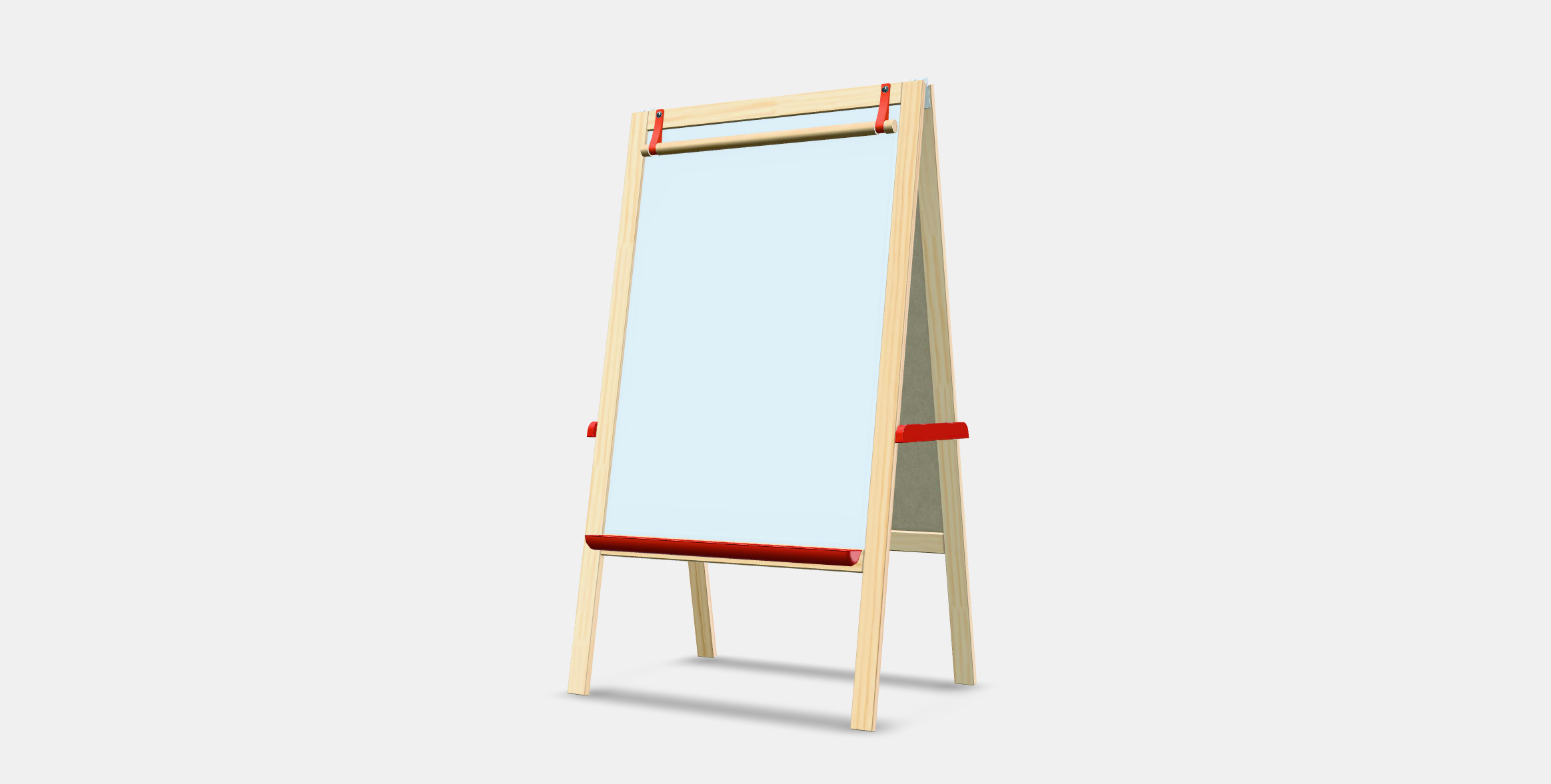MALA Easel 1 Low-poly 3D model_12