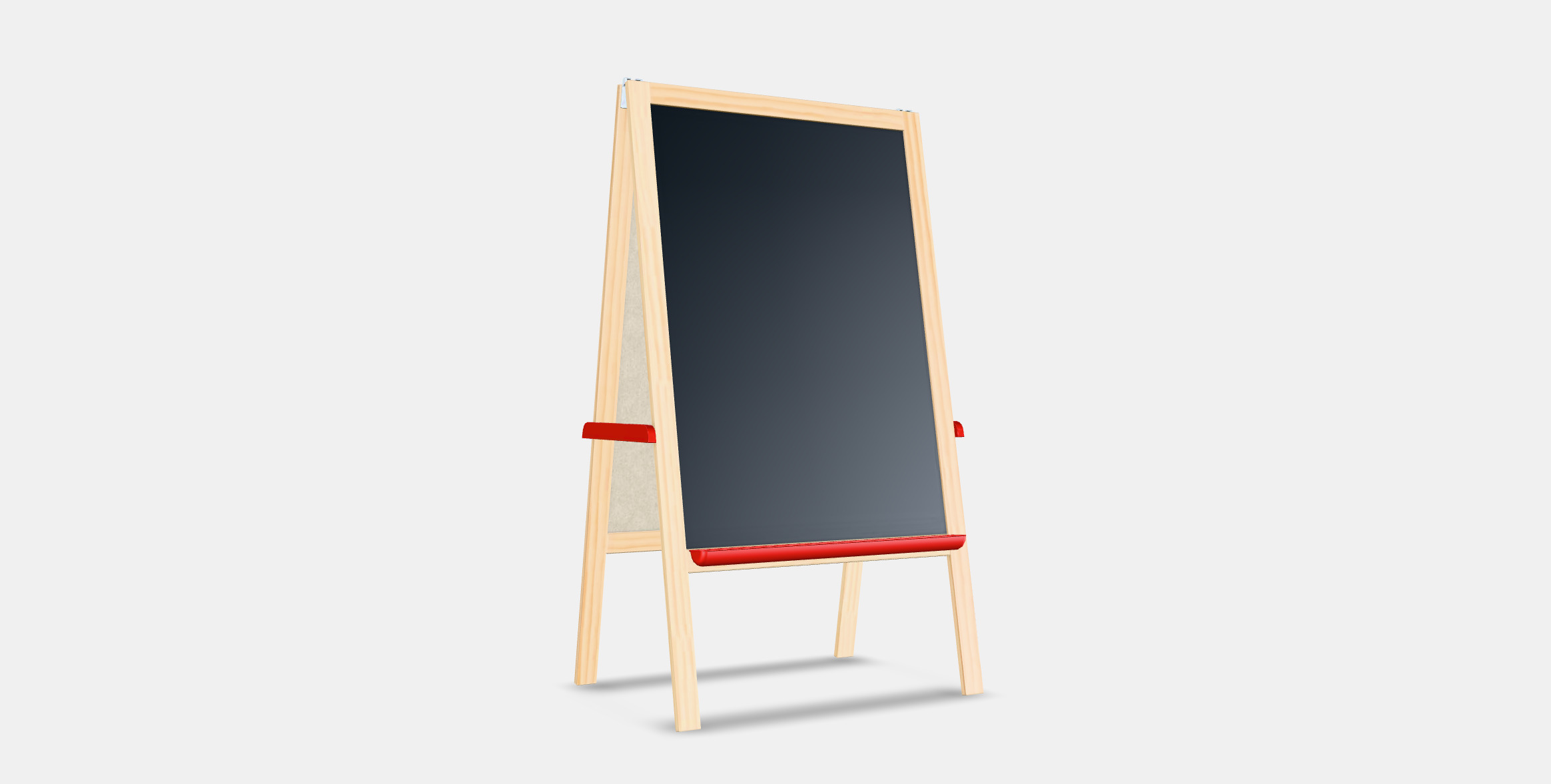 MALA Easel 1 Low-poly 3D model_16
