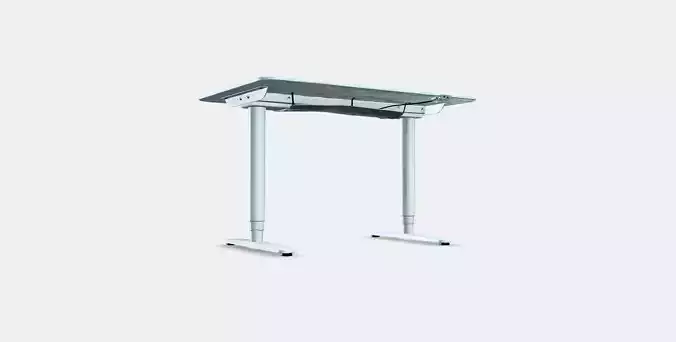 BEKANT Sit-stand desk Low-poly 3D model