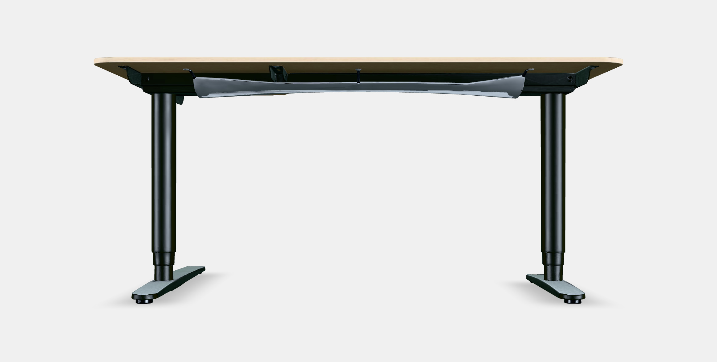 BEKANT Corner desk right sit-stand 3 Low-poly 3D model_15