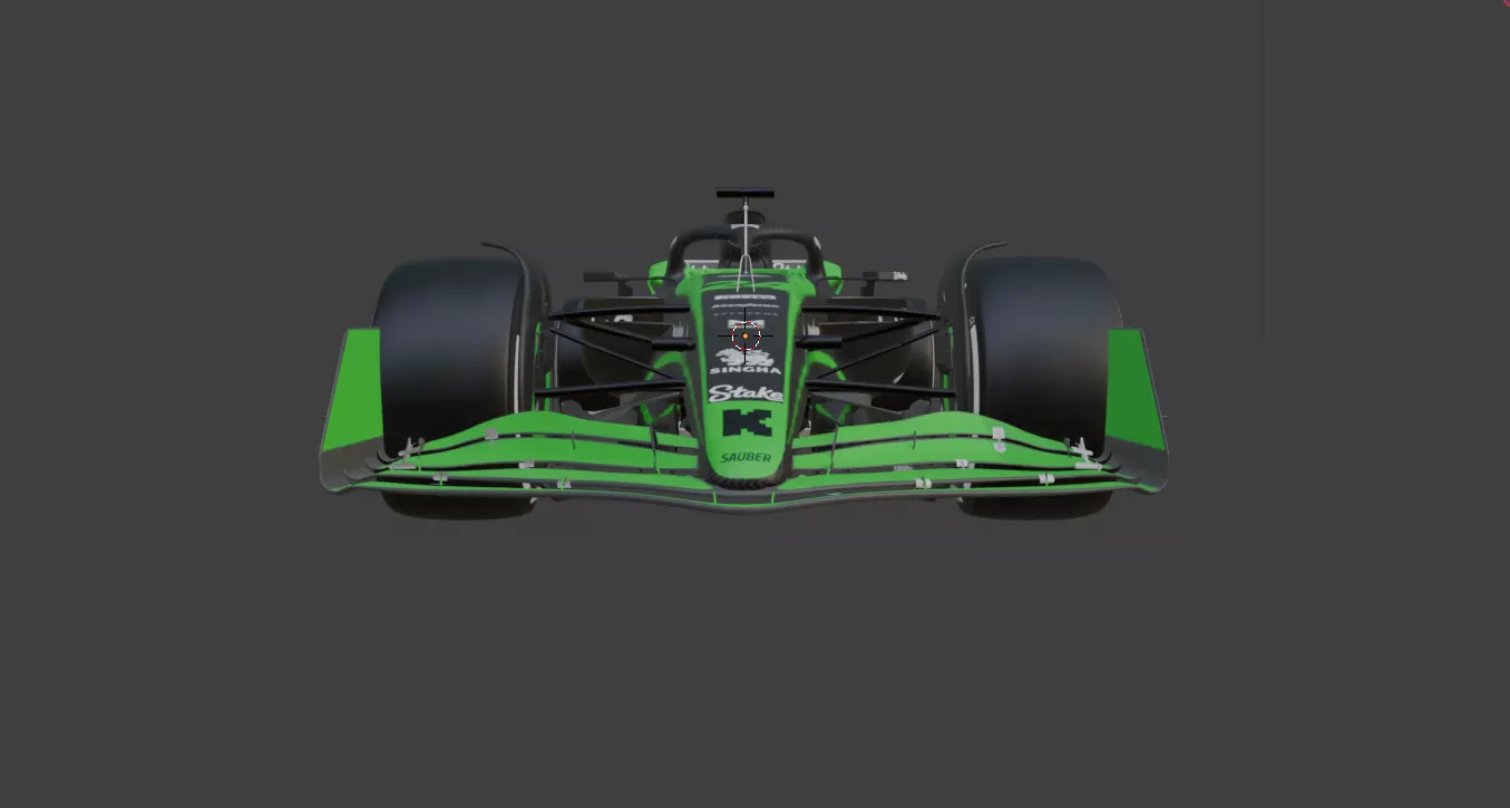 C44 Stake F1 Team 24 Zhou Guanyu Free 3D model