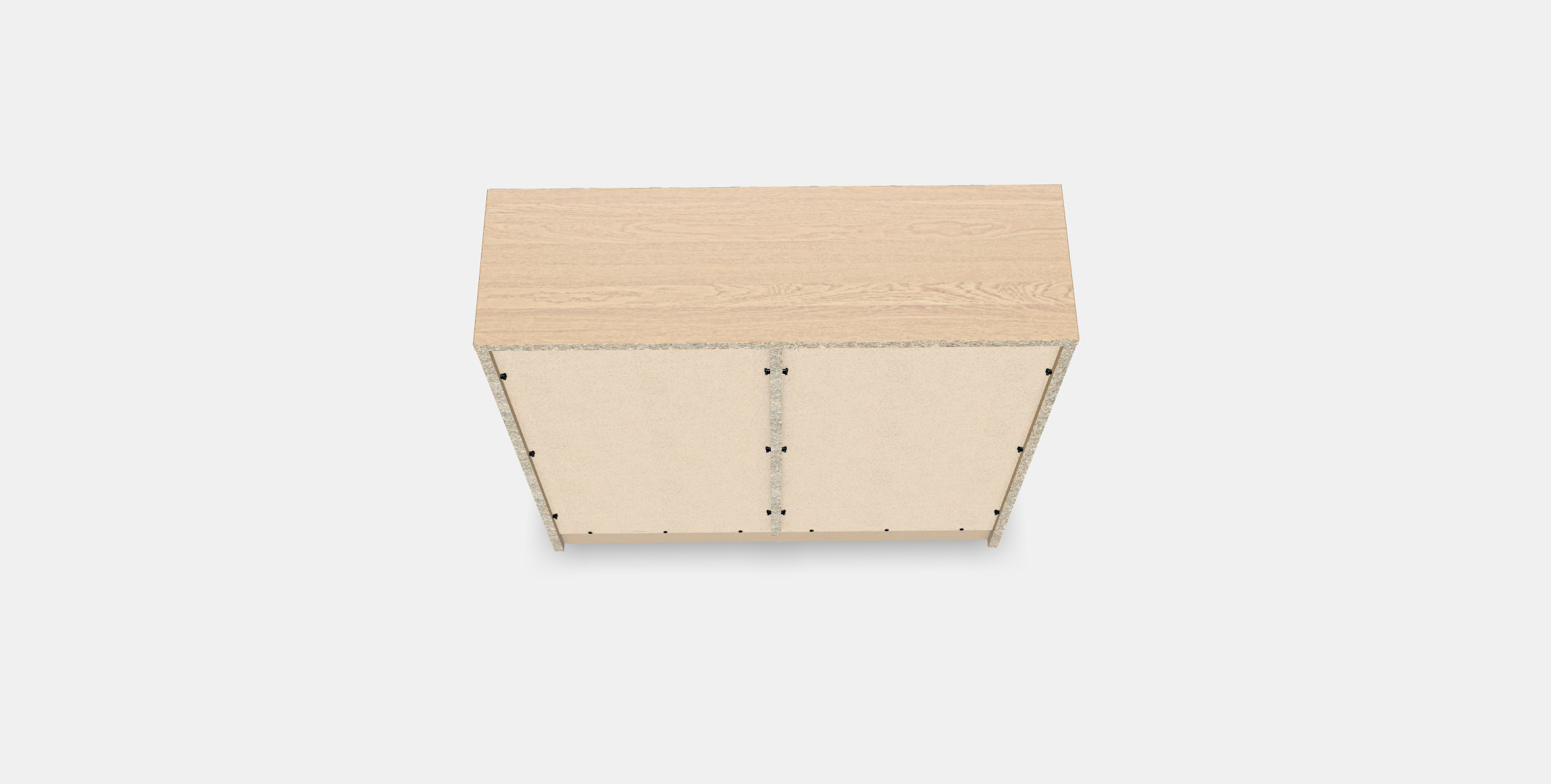 TONSTAD Sliding door display cabinet 3D model_2