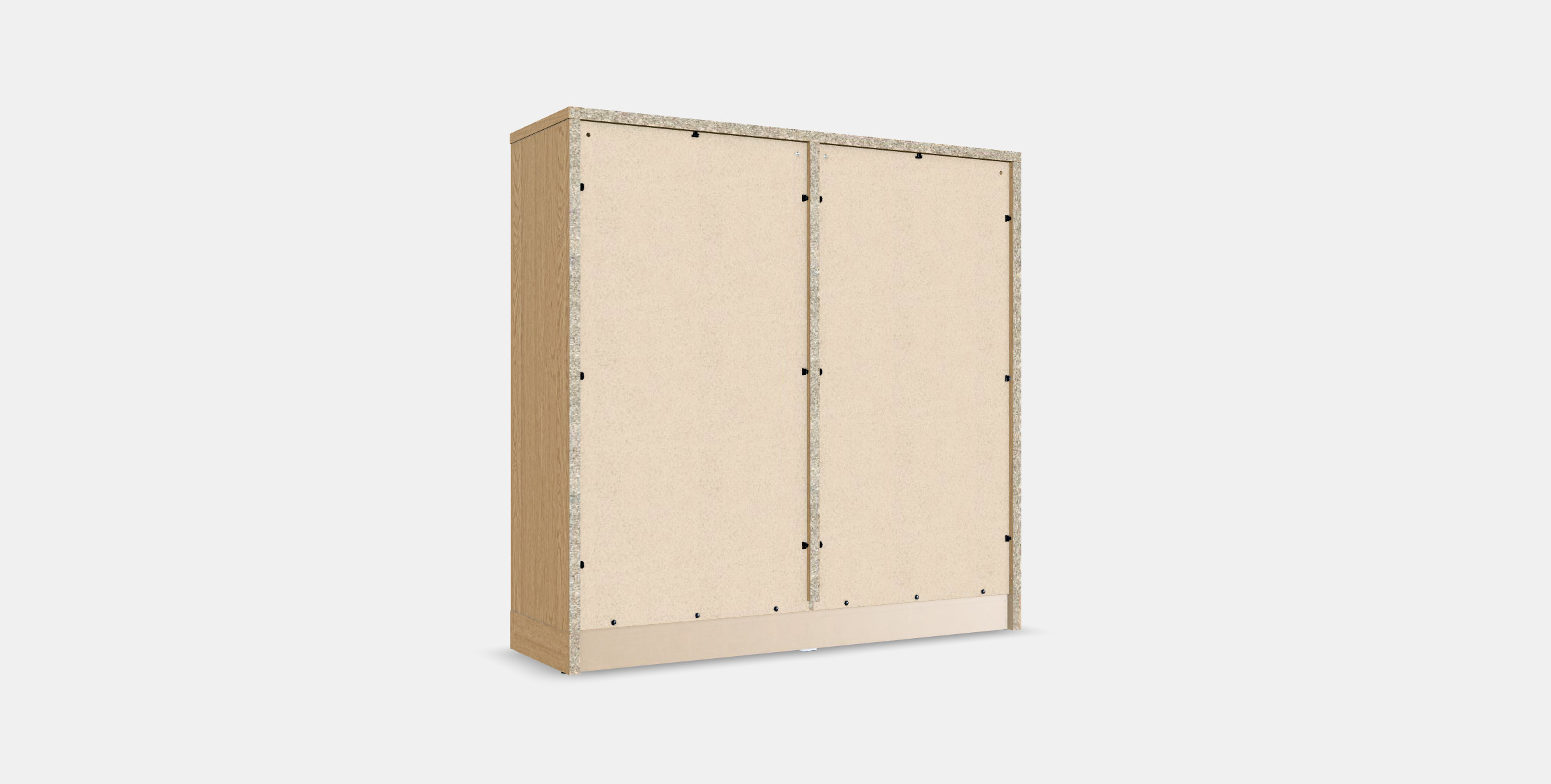 TONSTAD Sliding door display cabinet 3D model_16