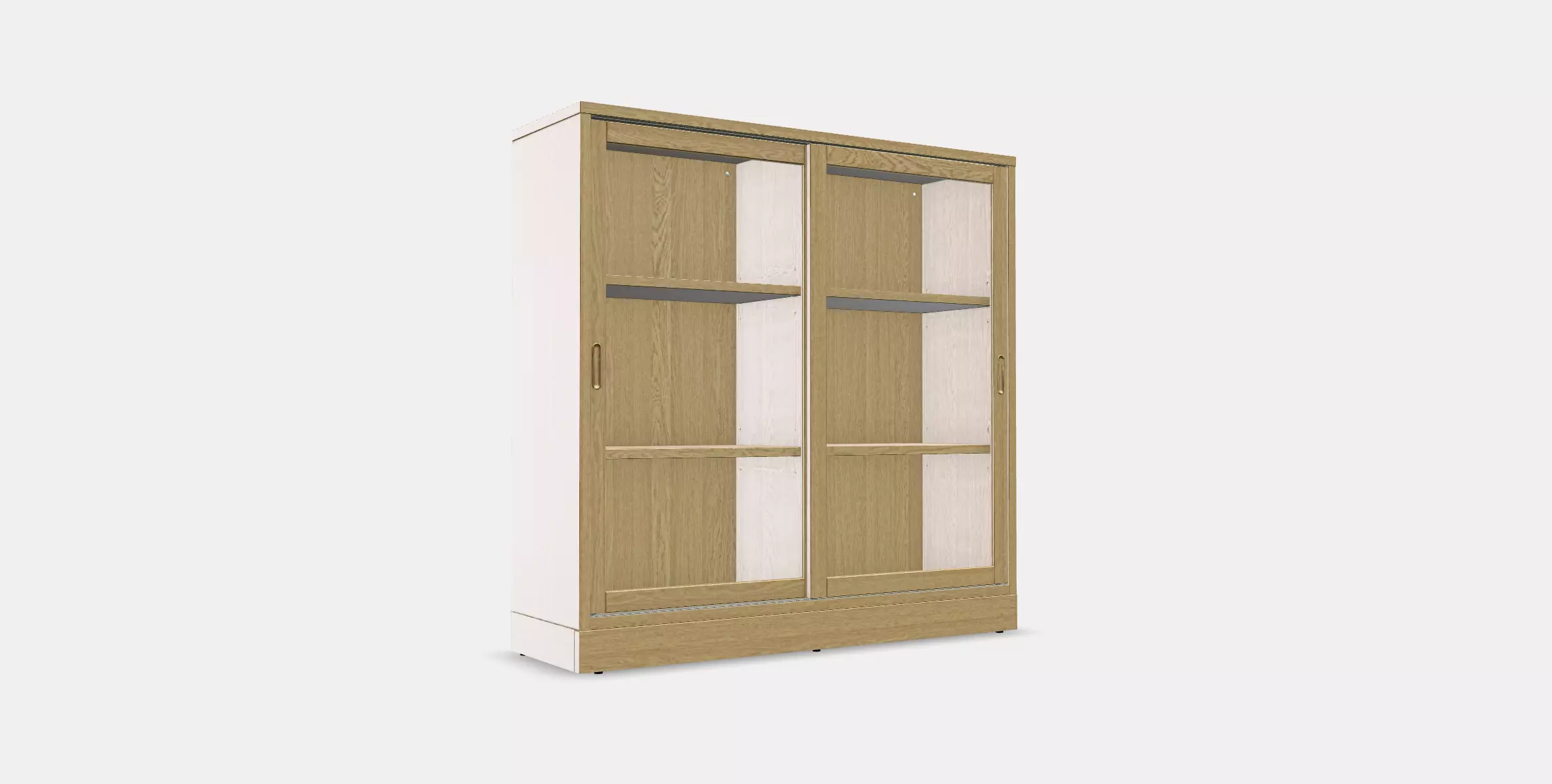 TONSTAD Sliding door display cabinet 3D model_0