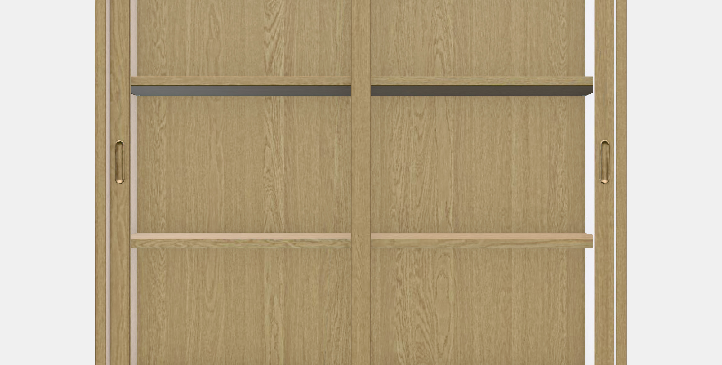 TONSTAD Sliding door display cabinet 3D model_12