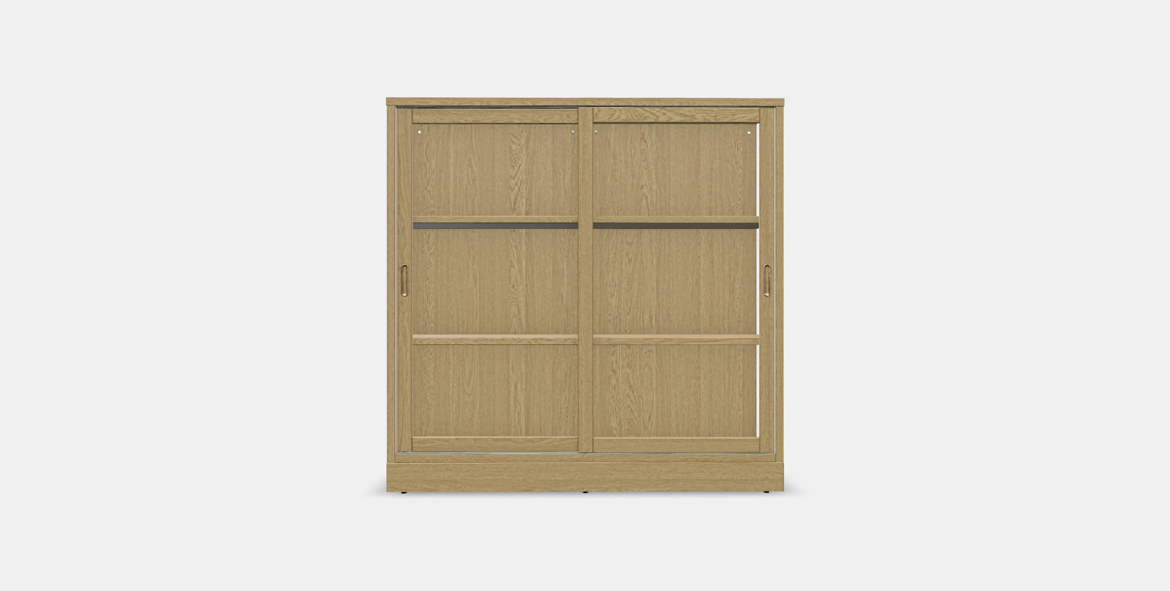 TONSTAD Sliding door display cabinet 3D model_10