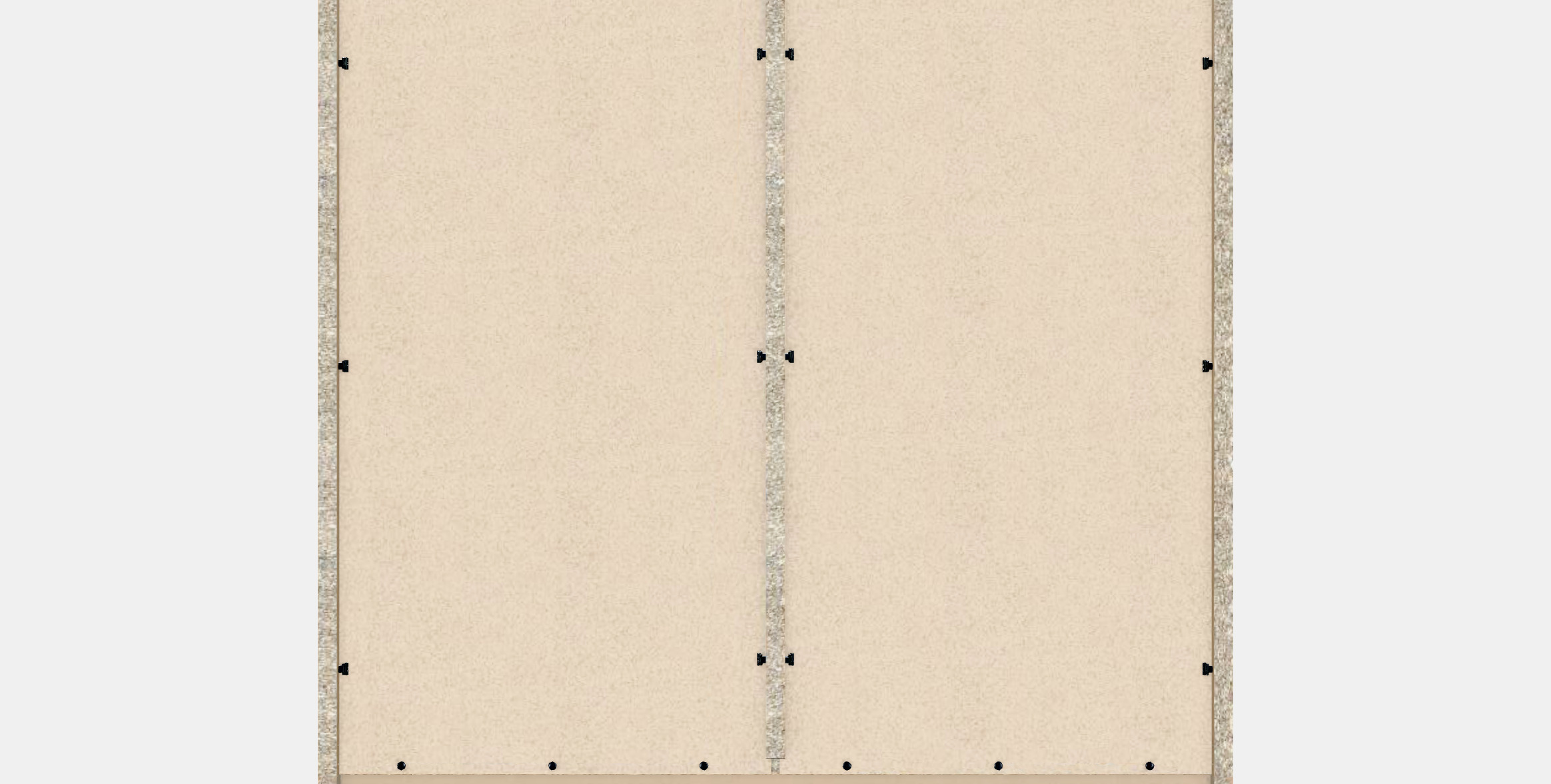 TONSTAD Sliding door display cabinet 3D model_14