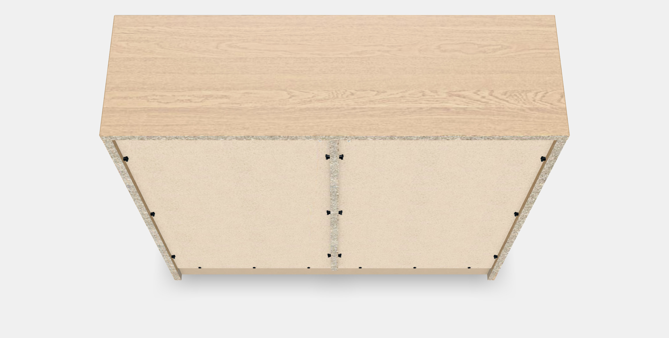 TONSTAD Sliding door display cabinet 3D model_3