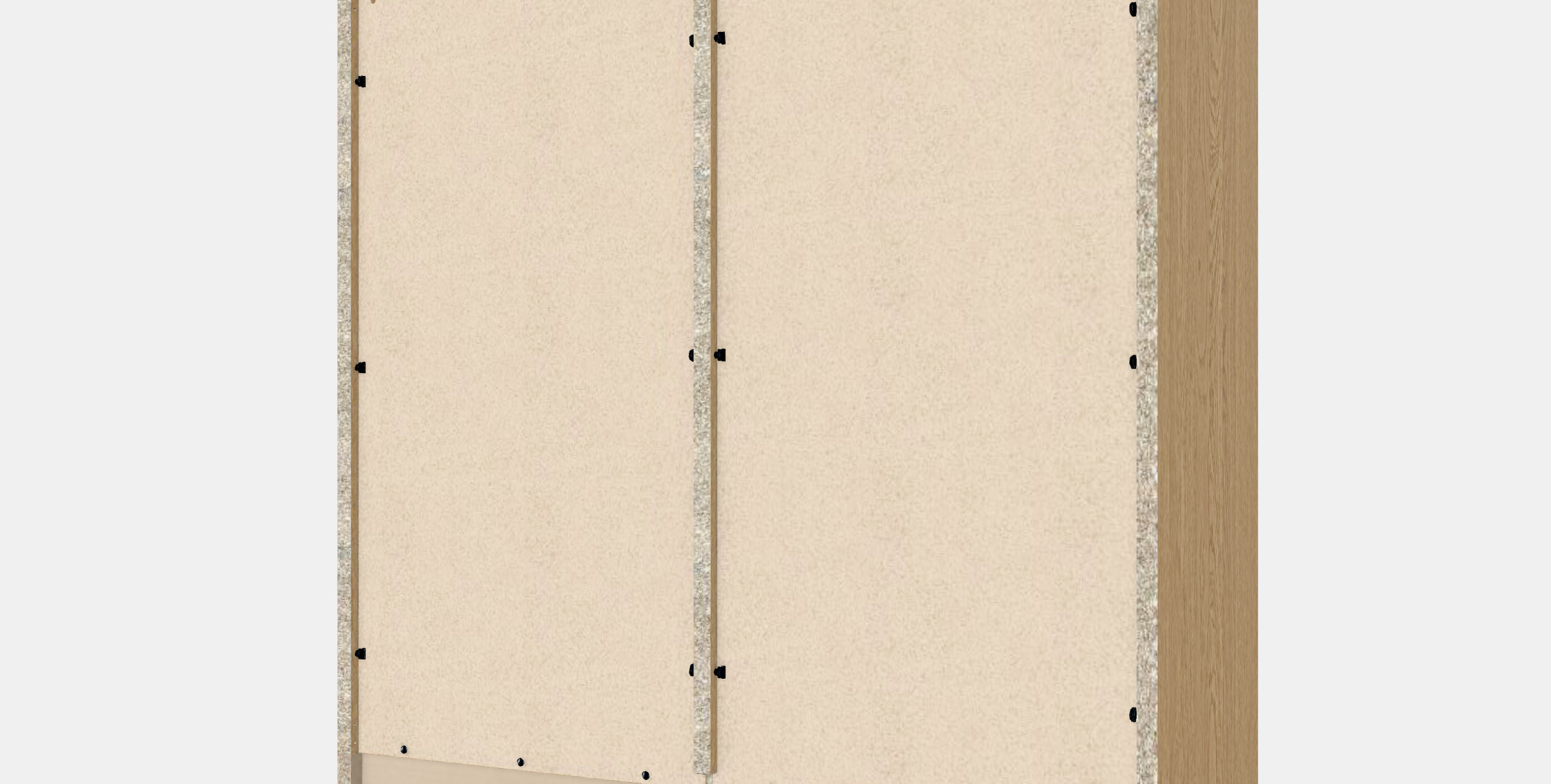 TONSTAD Sliding door display cabinet 3D model_5