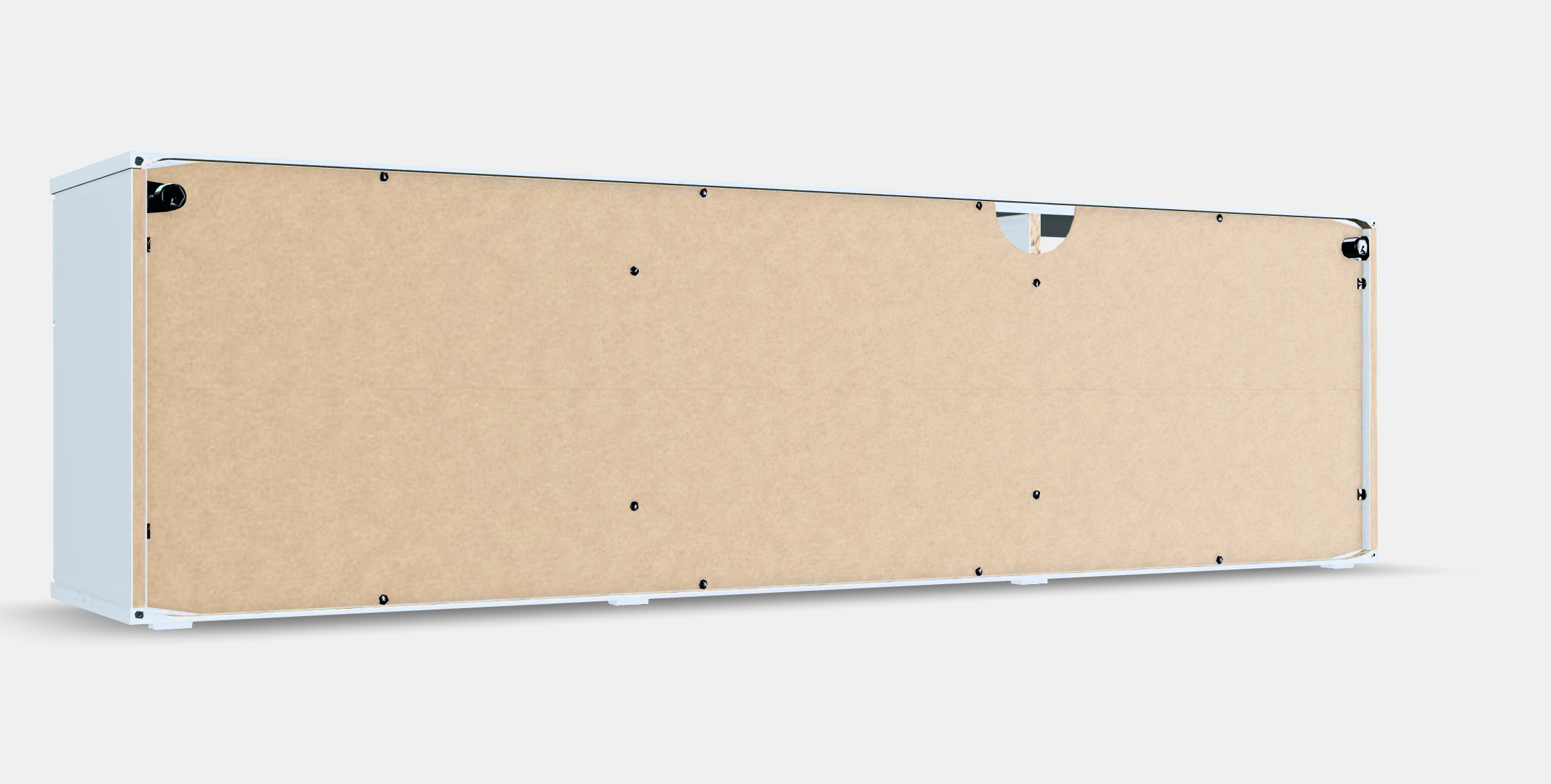 VIHALS TV bench 1 Low-poly 3D model_2