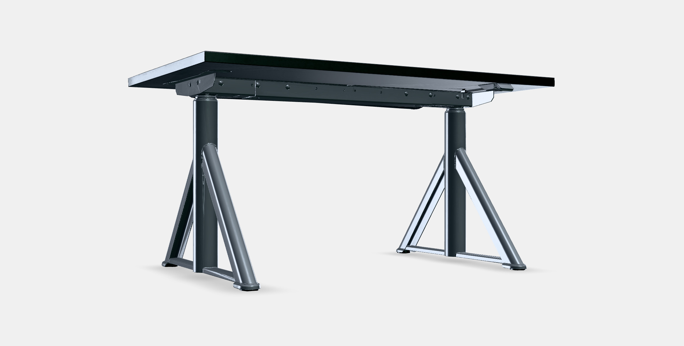 IDASEN Desk sit-stand 2 Low-poly 3D model_9