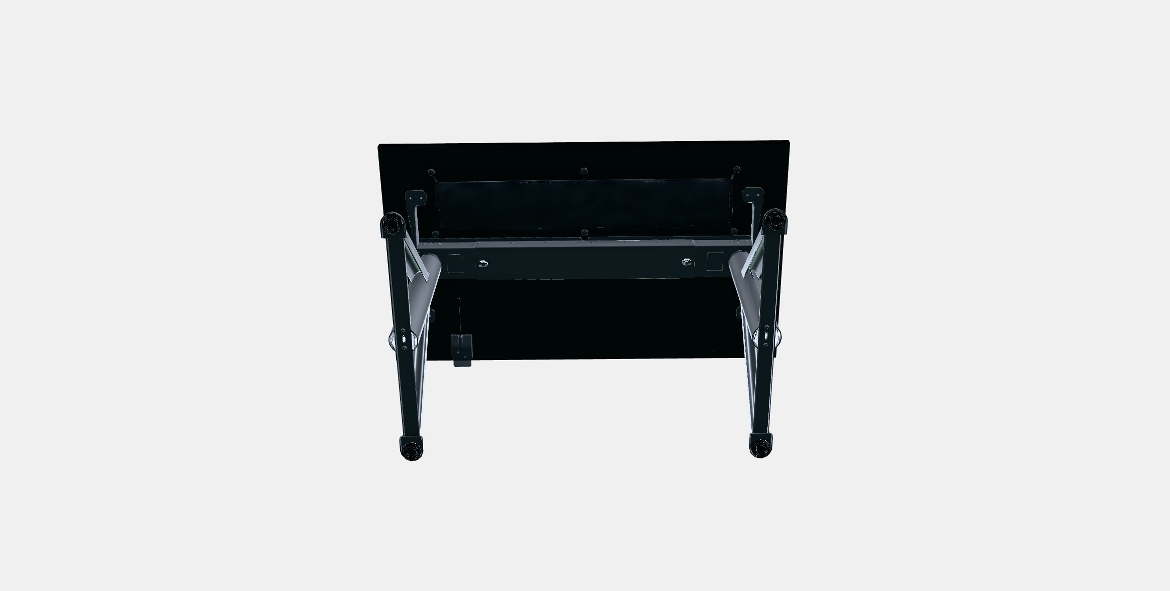 IDASEN Desk sit-stand 2 Low-poly 3D model_7