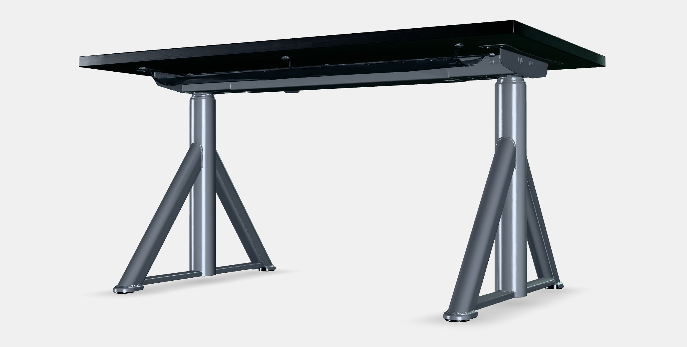 IDASEN Desk sit-stand 2 Low-poly 3D model_6